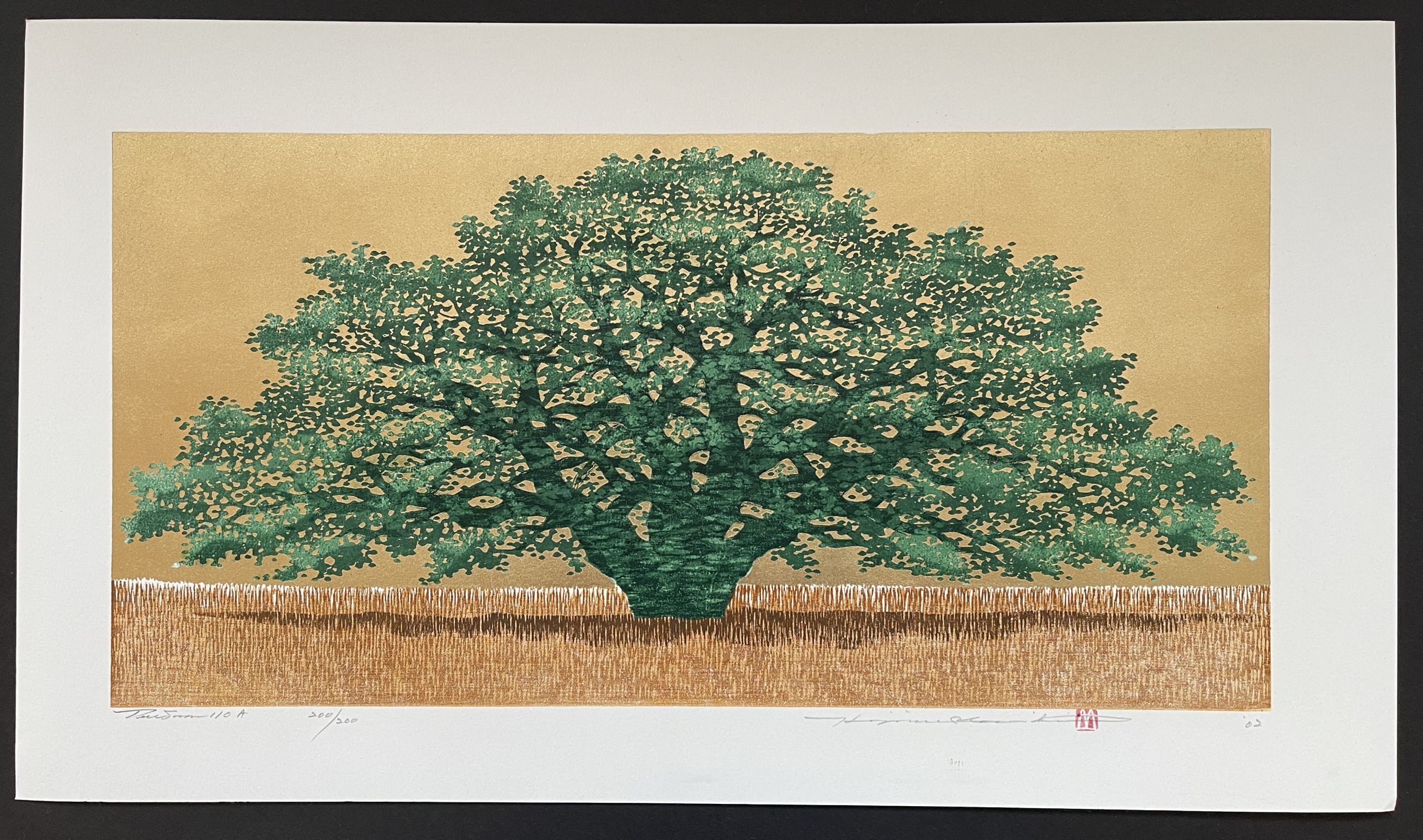 Tree scene 110A - Hajime Namiki - Japanese Prints - Nipponprints.com