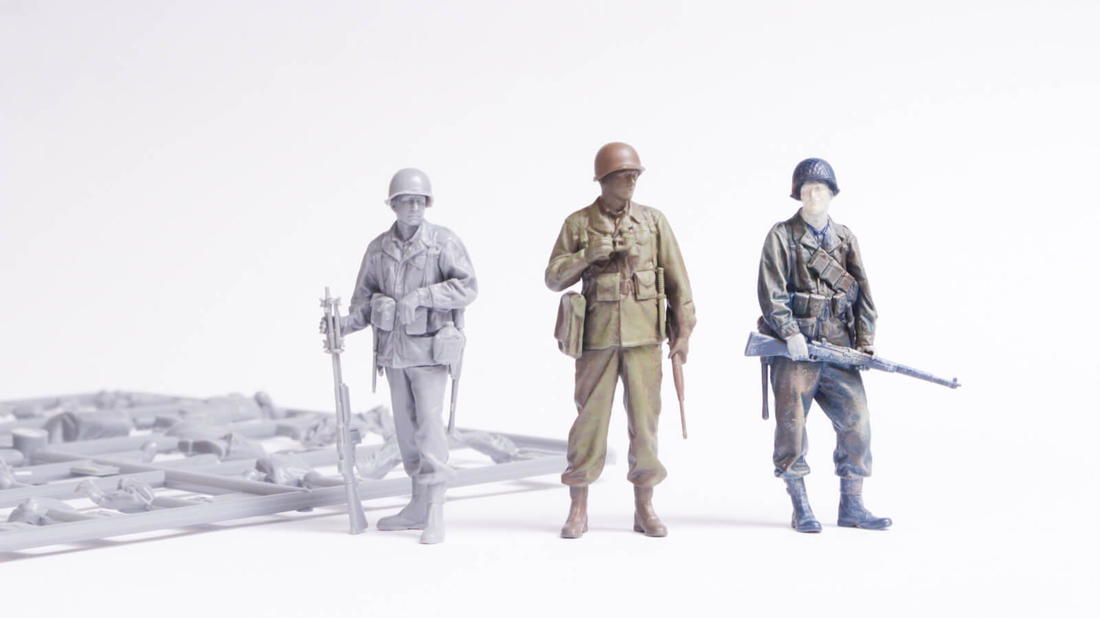 すぐに塗る好きな色。部屋に住まうタミヤ1/35アメリカ歩兵偵察セットを