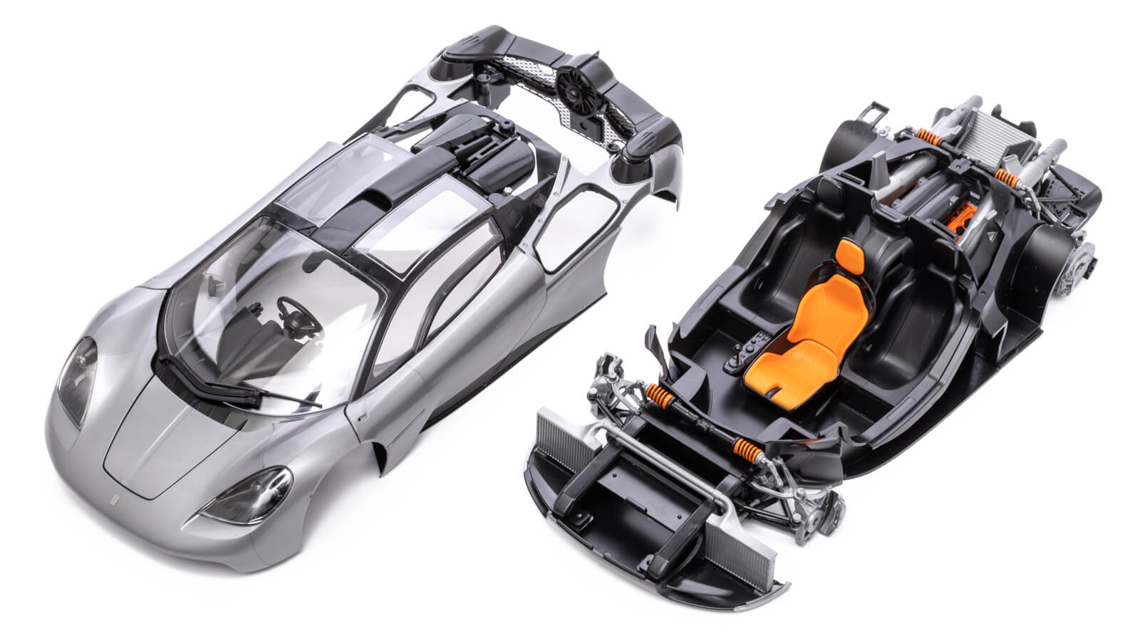 タミヤの自動車プラモデル最新作、GMA T.50が組みやすすぎてアゴが外れ