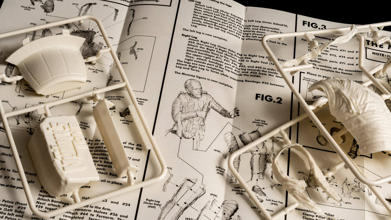 ぐるぐる巻きの包帯を組み上げる時間が愛おしい／エクスプラスが贈る