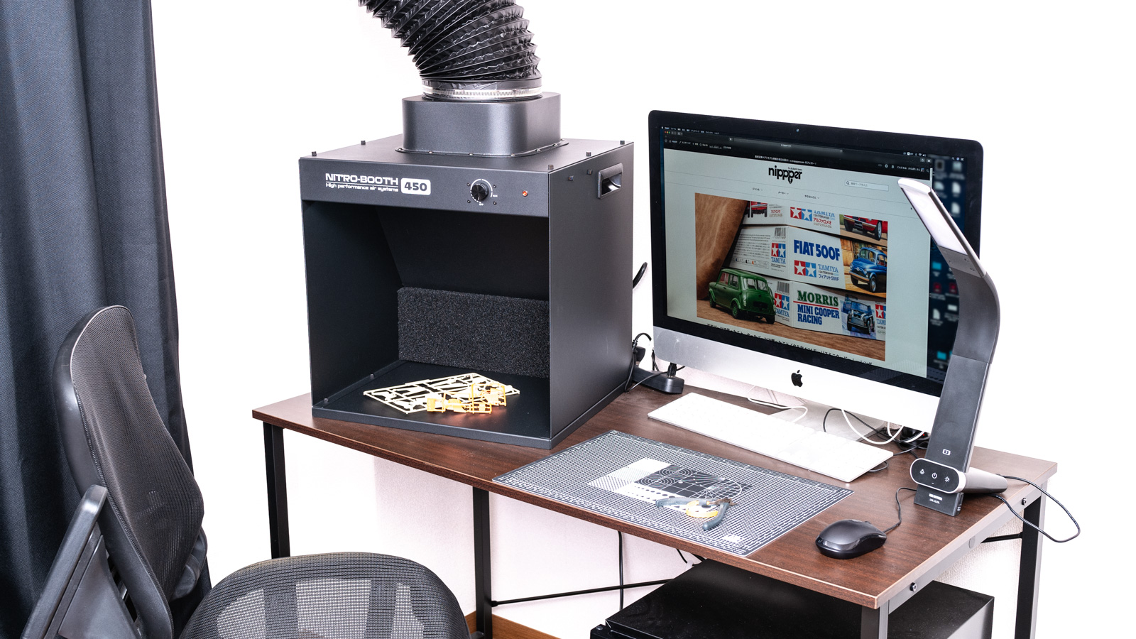 新世代の塗装ブースは大風量とシックなデザインが勝利の鍵！／ニトロ