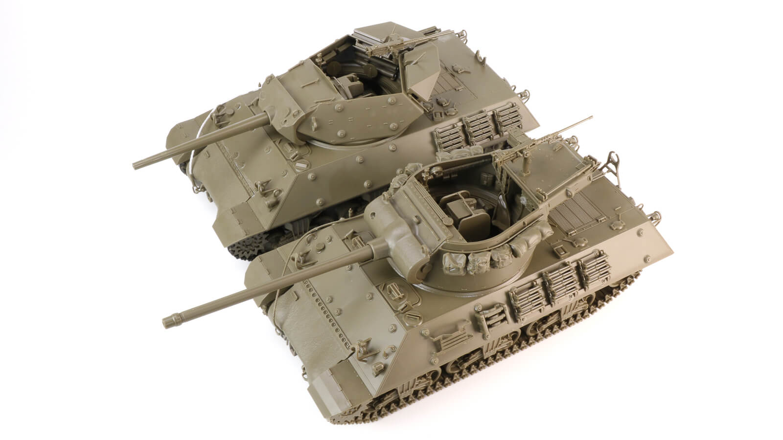 さらに洗練された新規設計。タミヤのM36駆逐戦車は足元にも注目です