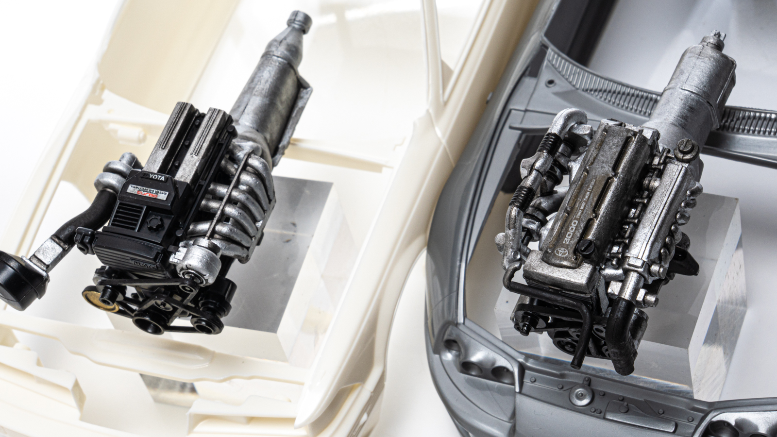 エンジン単体モデリングのススメ／タミヤのカーモデルで見つめるトヨタ