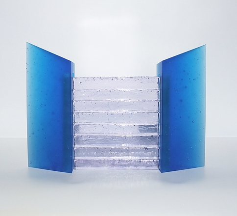 西中千人のガラス オブジェ Glass Sculputure , NISHINAKA YUKITO