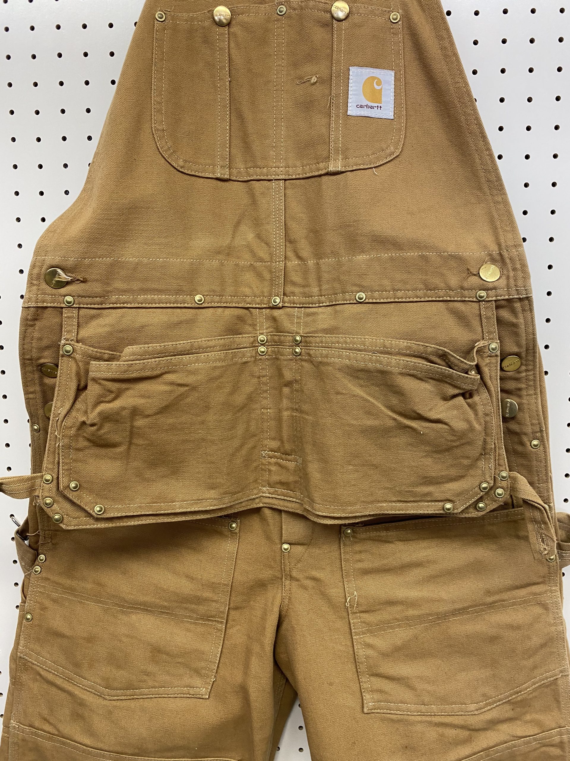 1990s Carhartt エプロン付き オーバーオール ダック地 ダブルニー