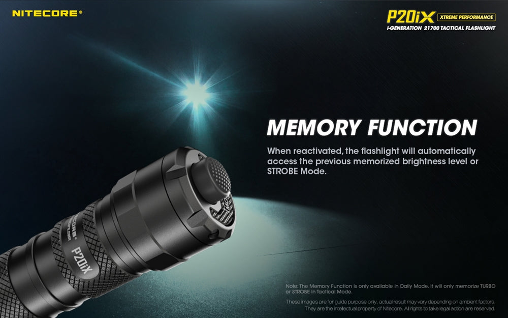 Nitecore P20iX 4000 Lumen USB-C Rechargeable Flashlight – Nitecore