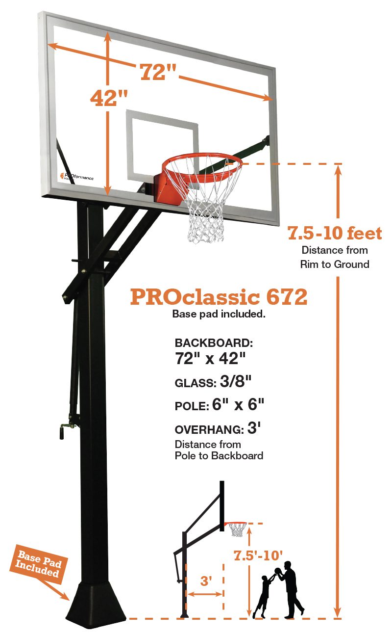 PROFormance Hoops PRO Classic 672 - NJ Swingsets