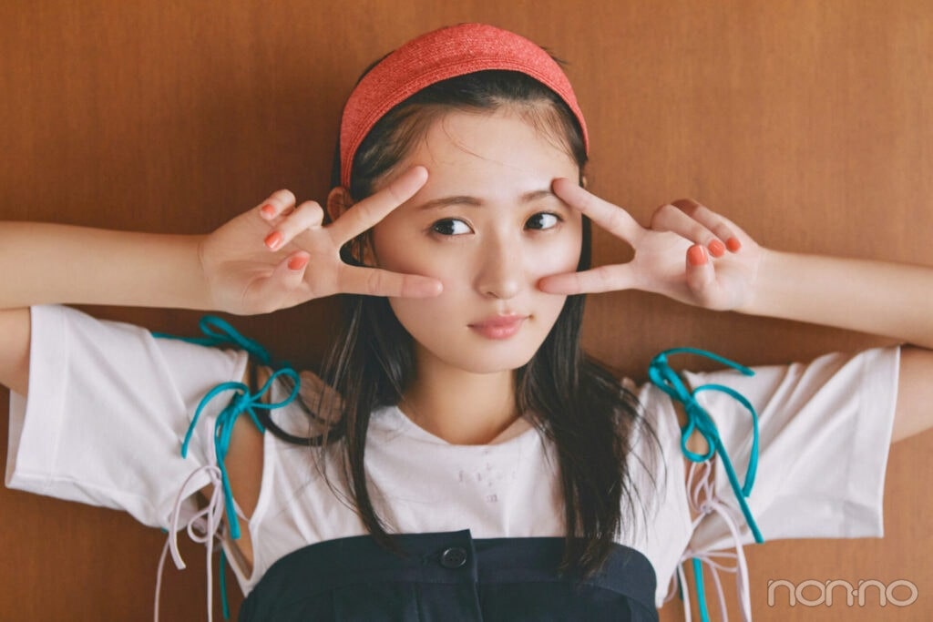 遠藤さくら】7月6日は「袖リボンドッキングTシャツ」【毎日更新・さく