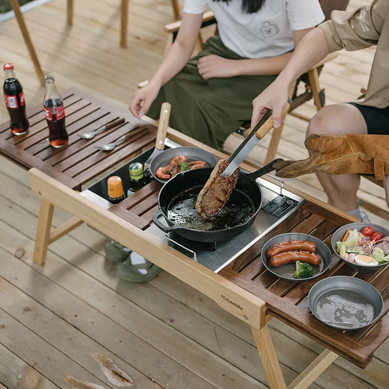 IGT規格対応のNaturehike「スライドアウトドアテーブル」の拡張性に