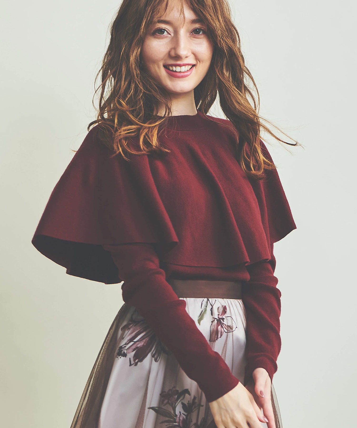 ケープドッキングニット | ニット | NOELA OFFICIAL WEB STORE