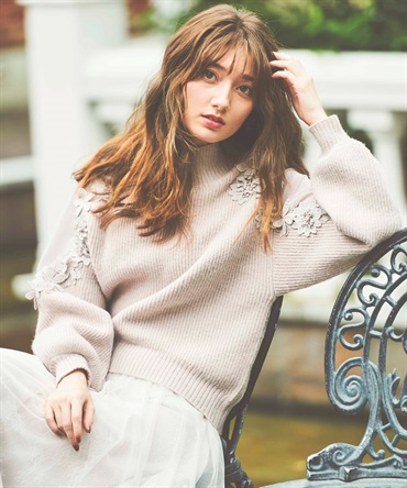 ショルダーレースニット | ニット | NOELA OFFICIAL WEB STORE