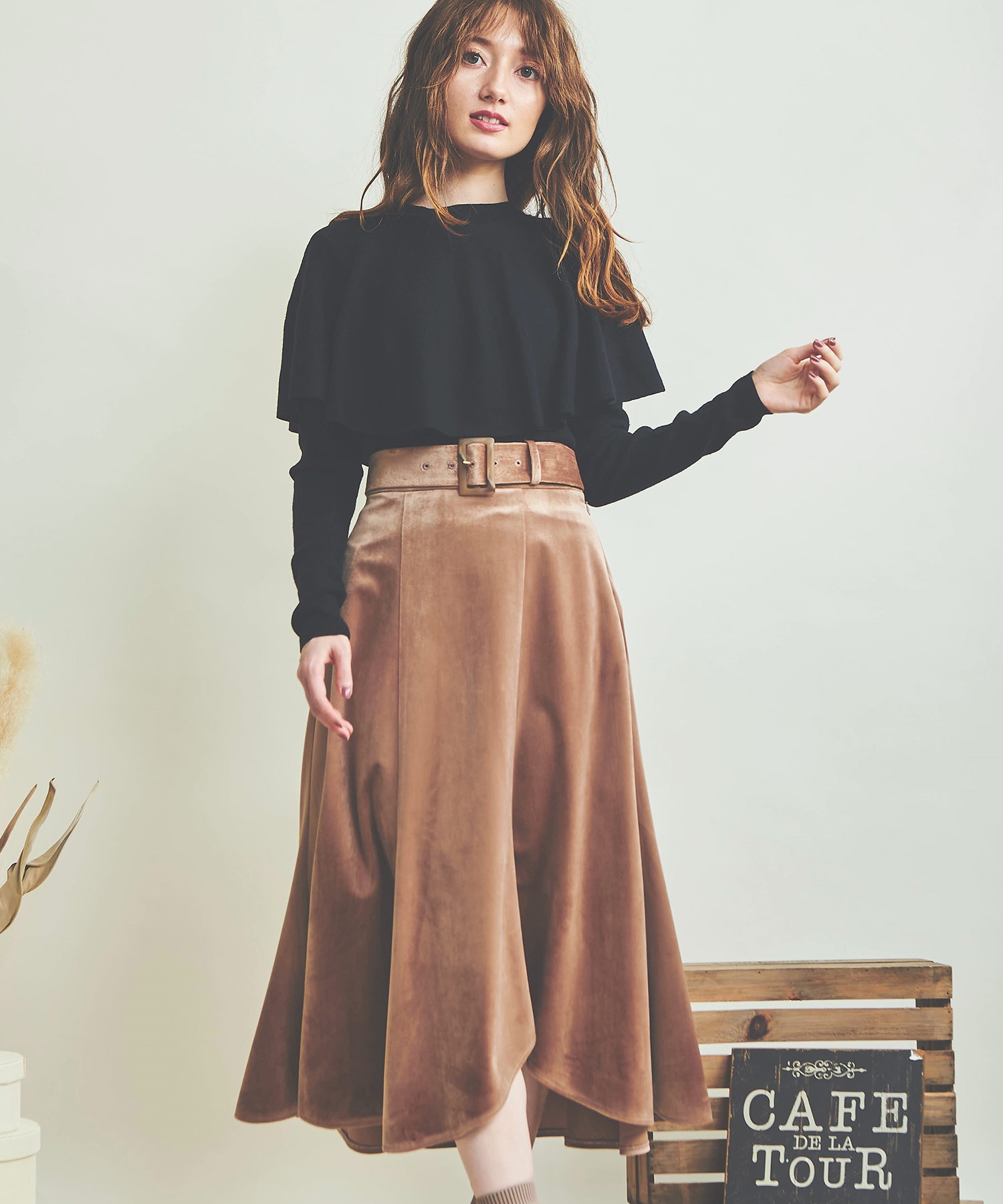 ベロアフレアスカート | フレアスカート | NOELA OFFICIAL WEB STORE