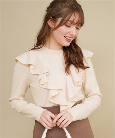 ラッフルフリルニット | ニット | NOELA OFFICIAL WEB STORE