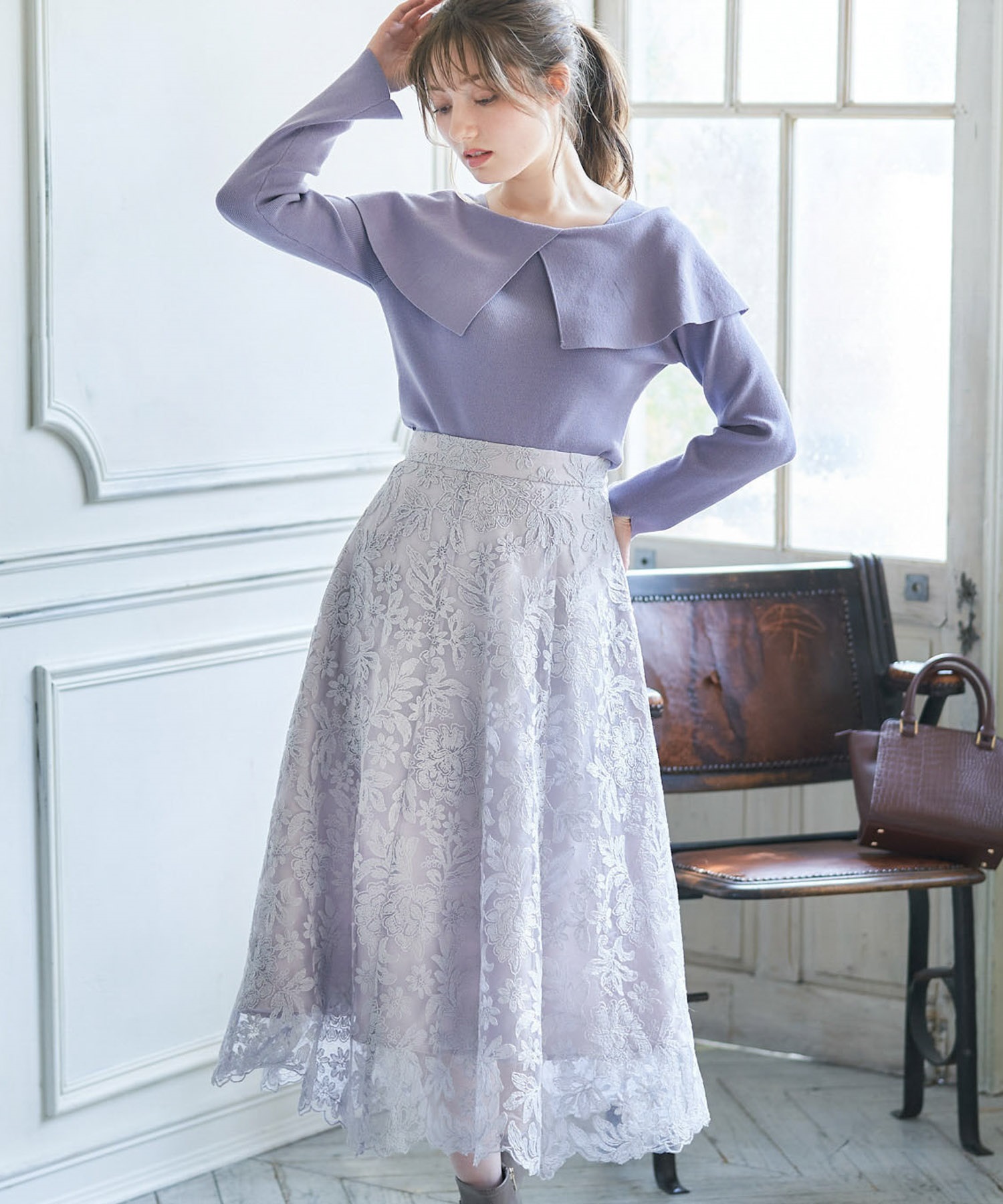 線描きチュールスカート | フレアスカート | NOELA OFFICIAL WEB STORE