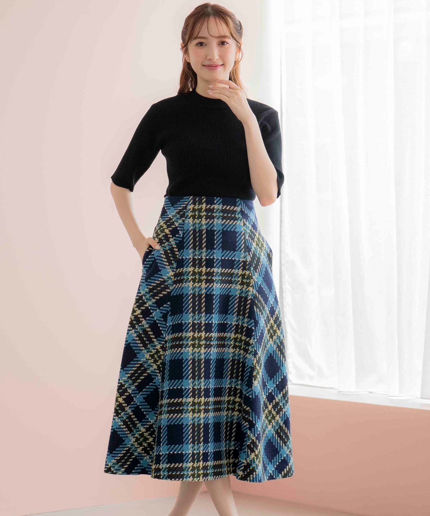 み*様 【BURBERRY】スカートチェック ワンピース 90CM BURBERRY KIDS