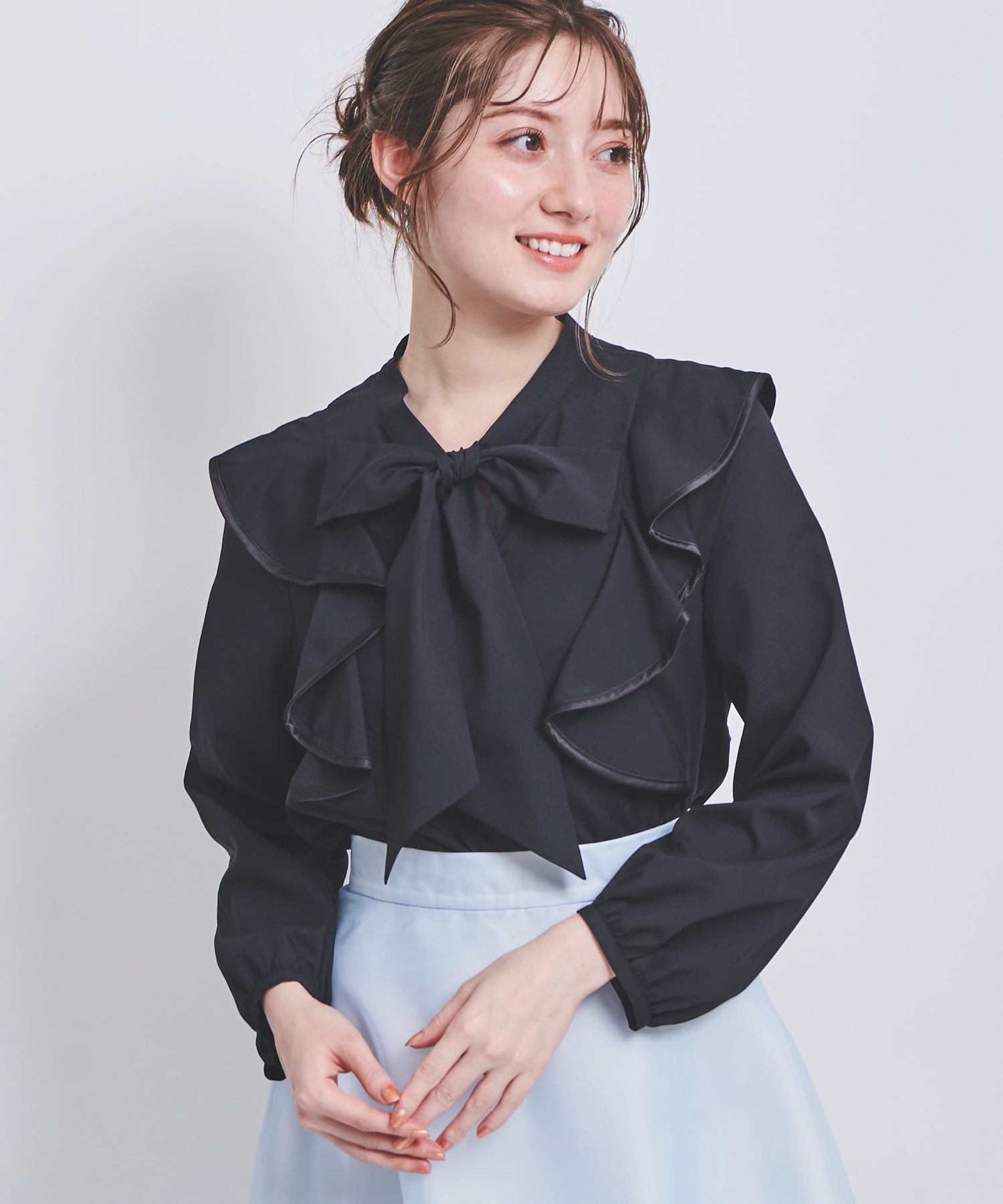 2WAYフリルブラウス | シャツ・ブラウス | NOELA OFFICIAL WEB STORE