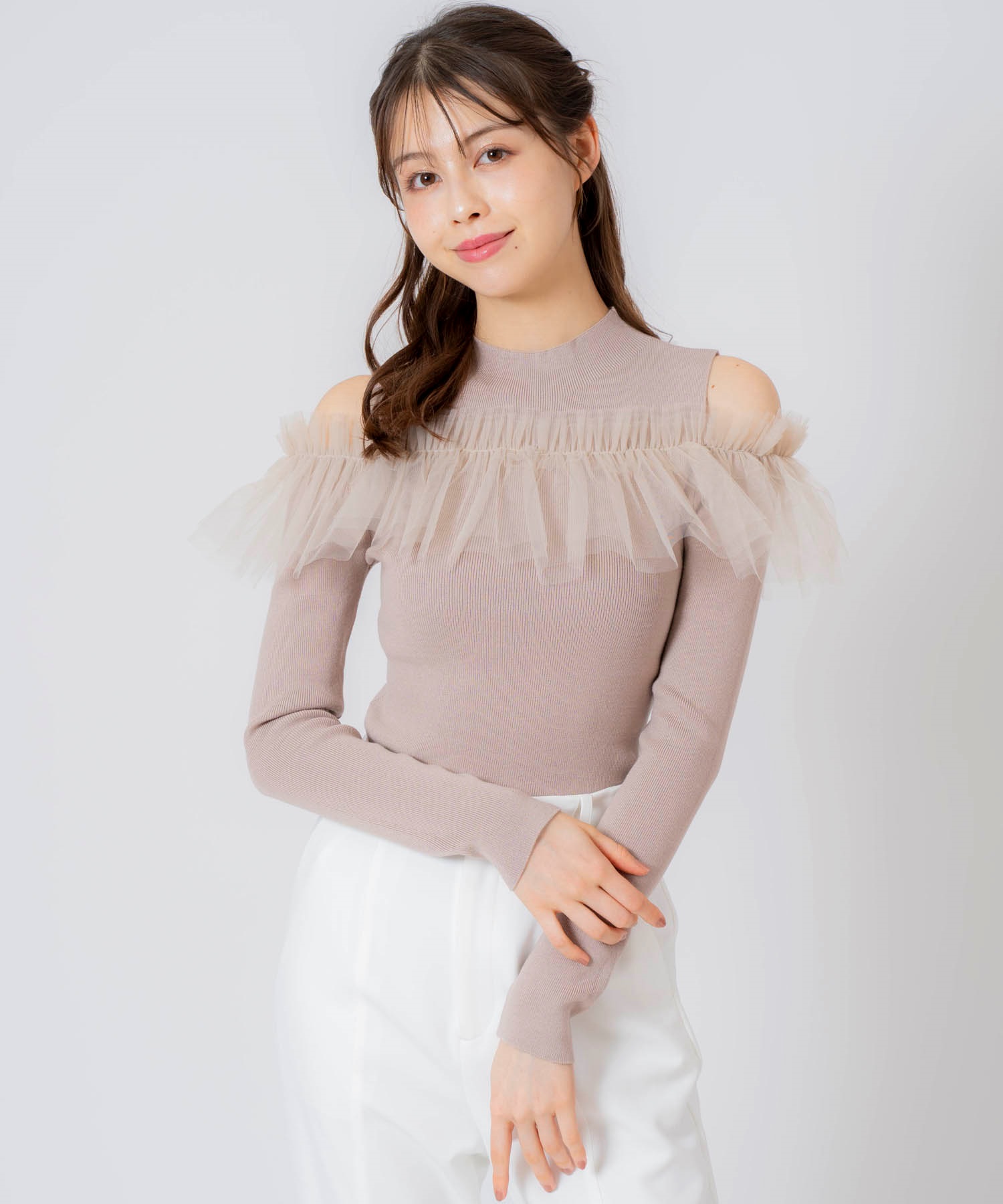 チュールフリルニット | ニット | NOELA OFFICIAL WEB STORE