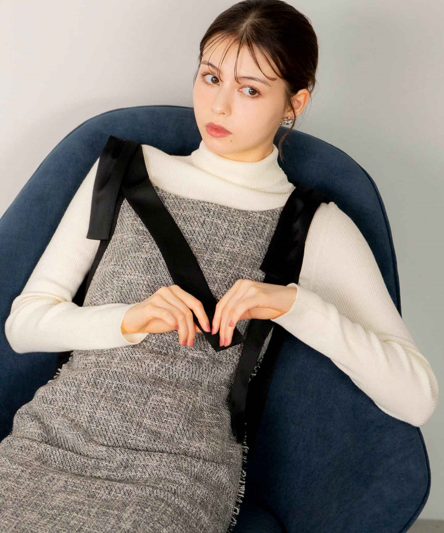 ロングスリーブウールタートルニット | ニット | NOELA OFFICIAL WEB STORE