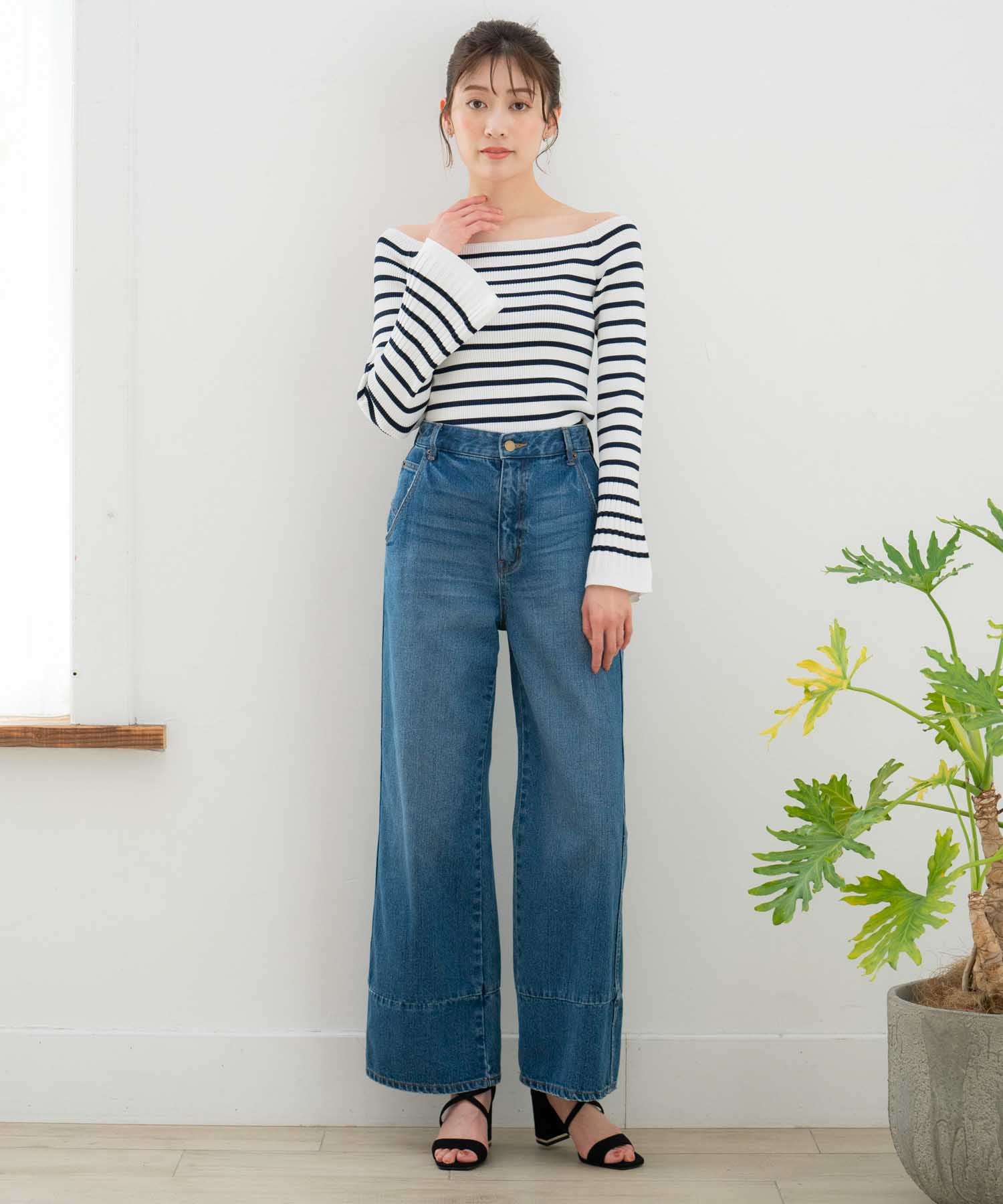 デニムワイドパンツ | デニムパンツ | NOELA OFFICIAL WEB STORE