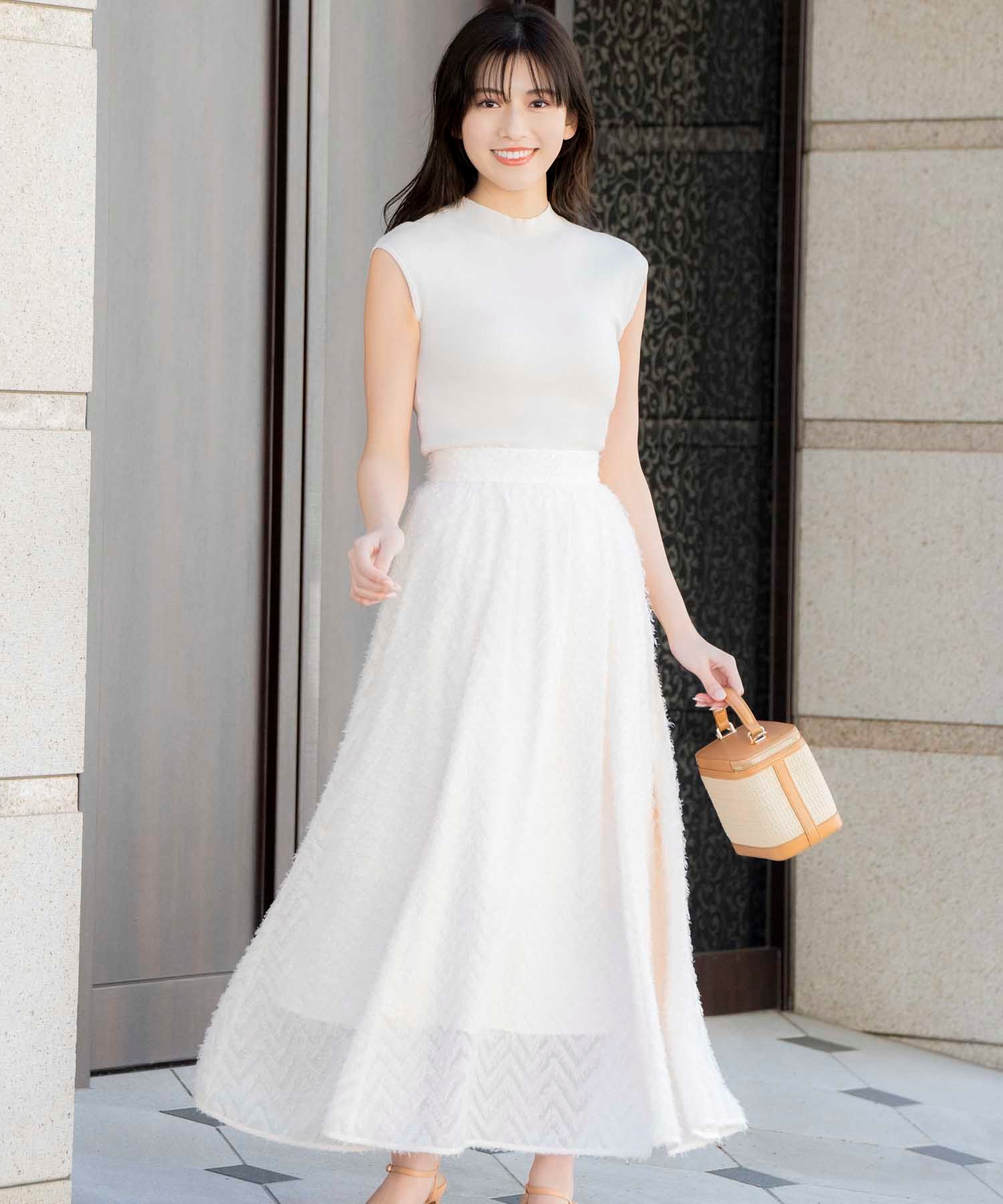 WEB限定】【SSサイズあり】ジャガードロングセットアップ