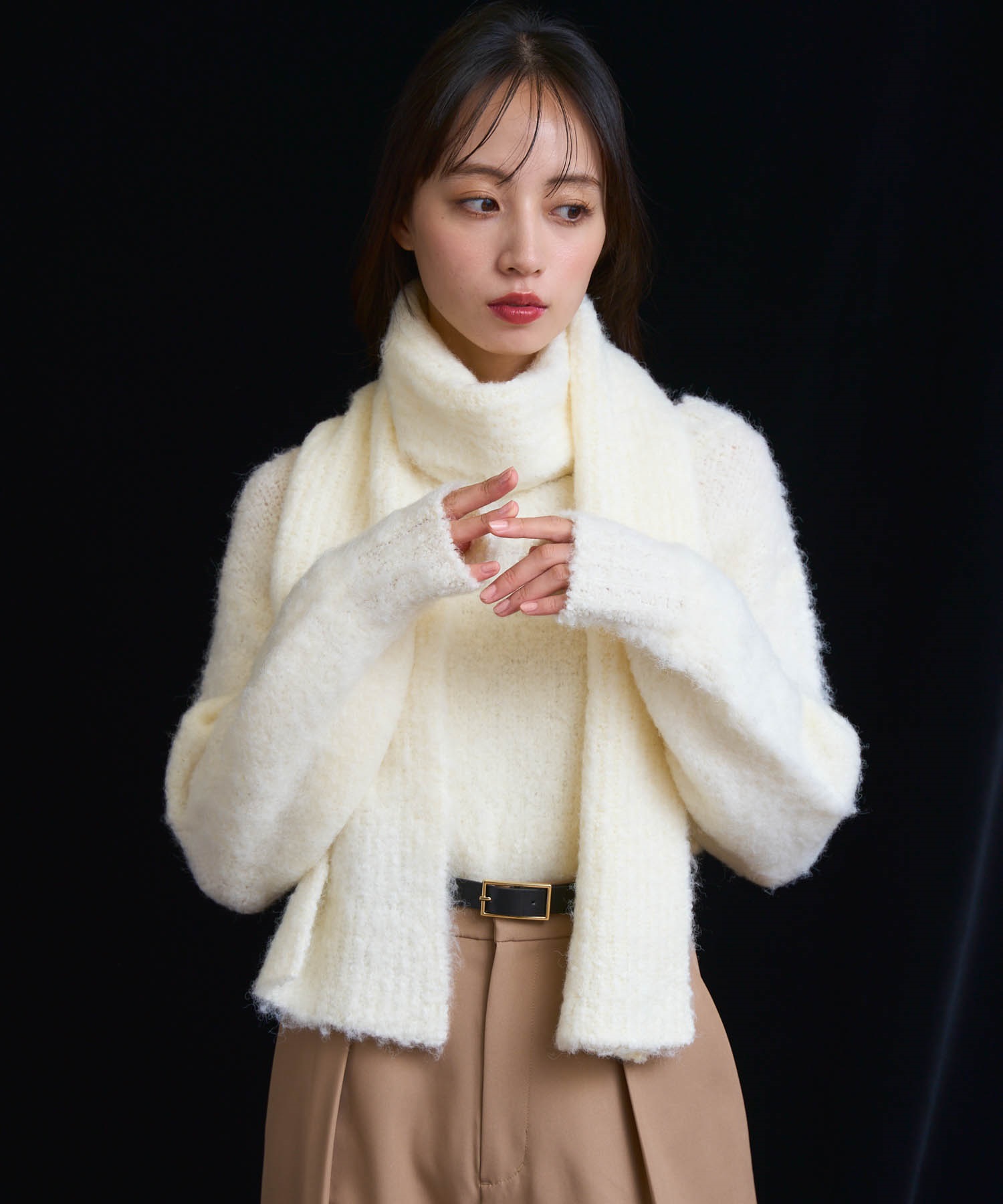 マフラーセットシャギーニット | ニット | NOELA OFFICIAL WEB STORE