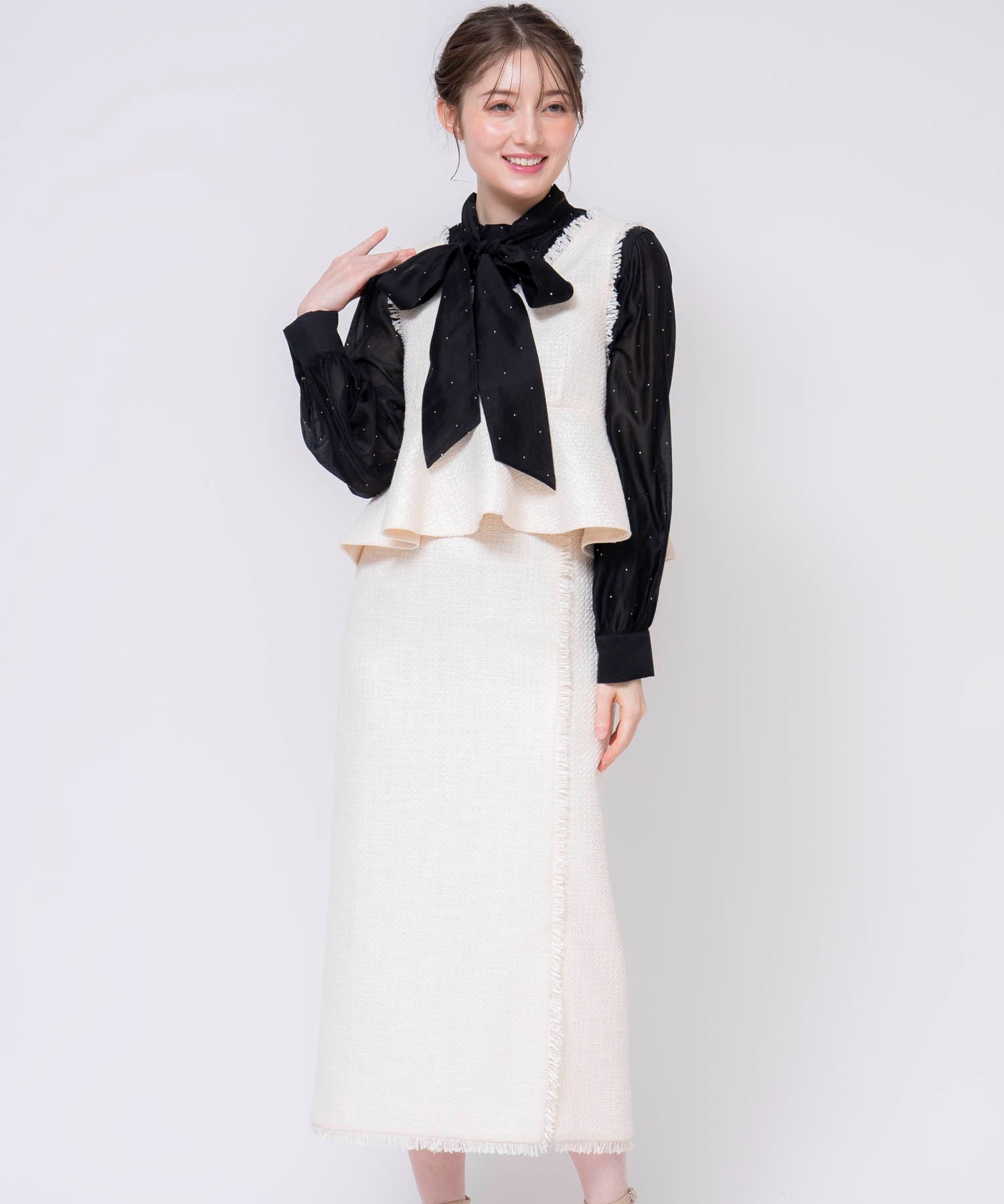 ツイードペプラムセットアップ | セットアップ | NOELA OFFICIAL WEB STORE