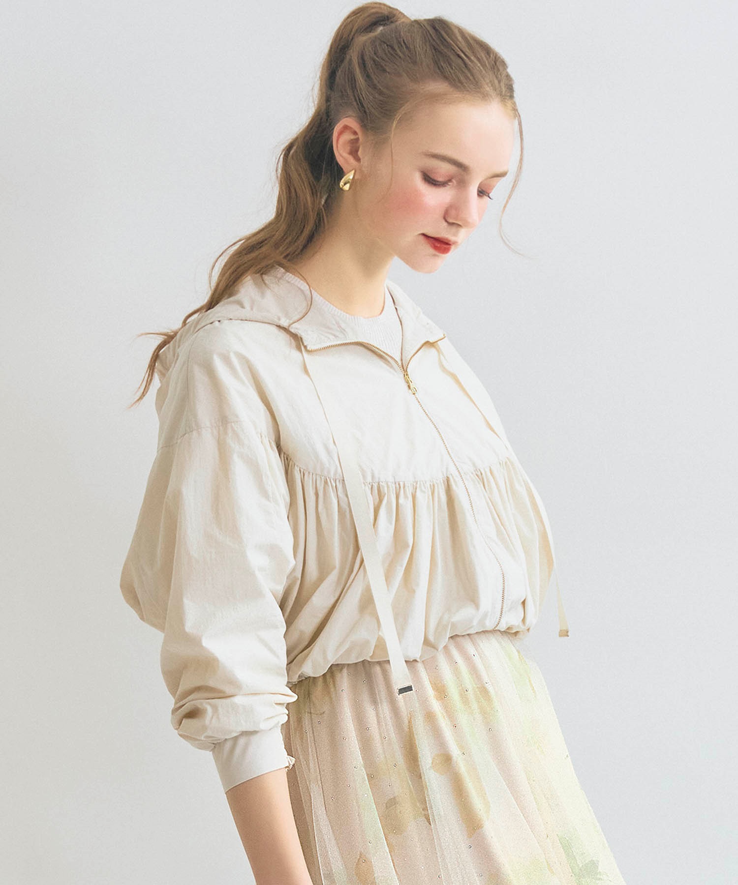 ギャザーマウンテンパーカー | ジャケット | NOELA OFFICIAL WEB STORE