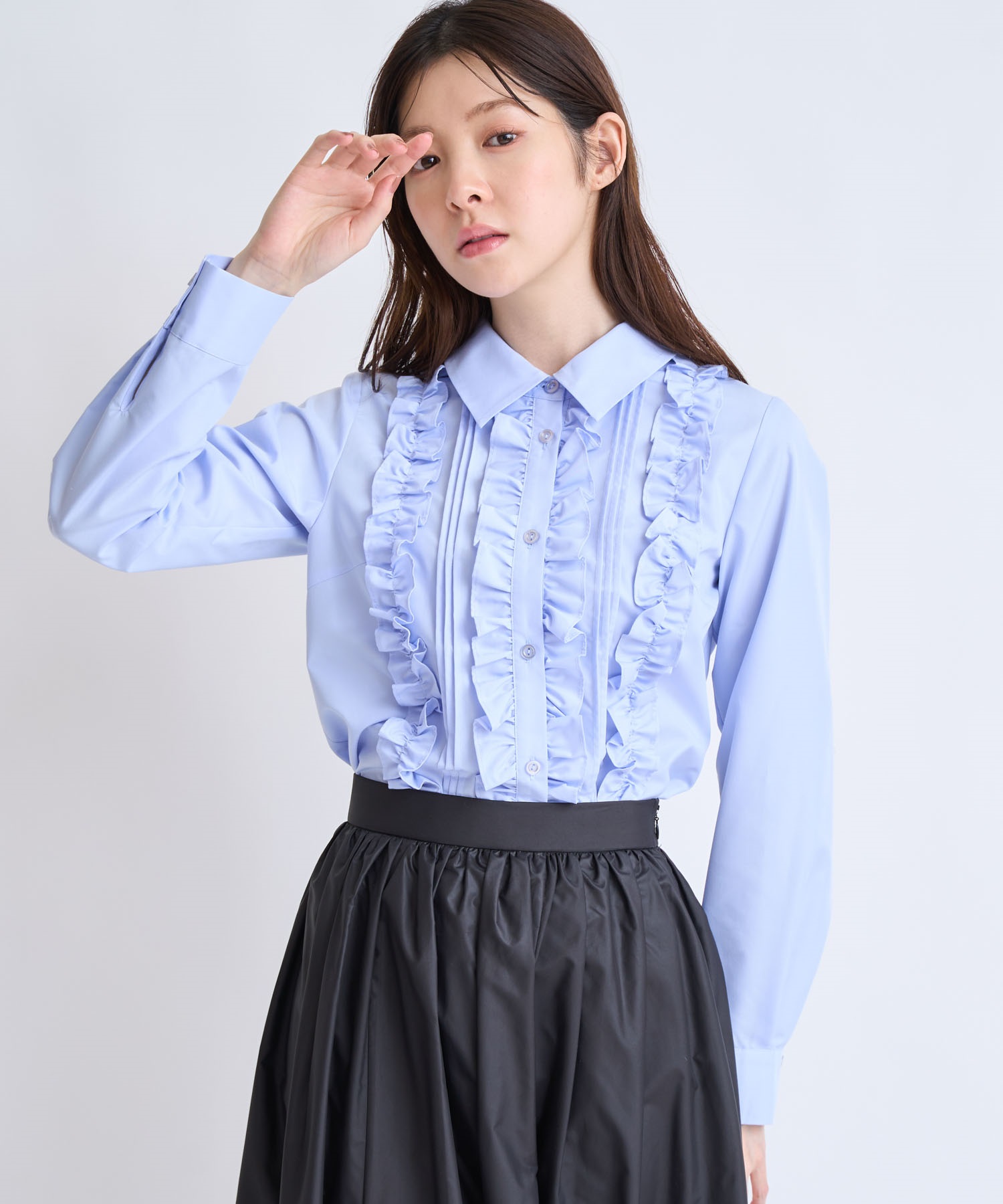 バーチカルフリルブラウス | シャツ・ブラウス | NOELA OFFICIAL WEB STORE
