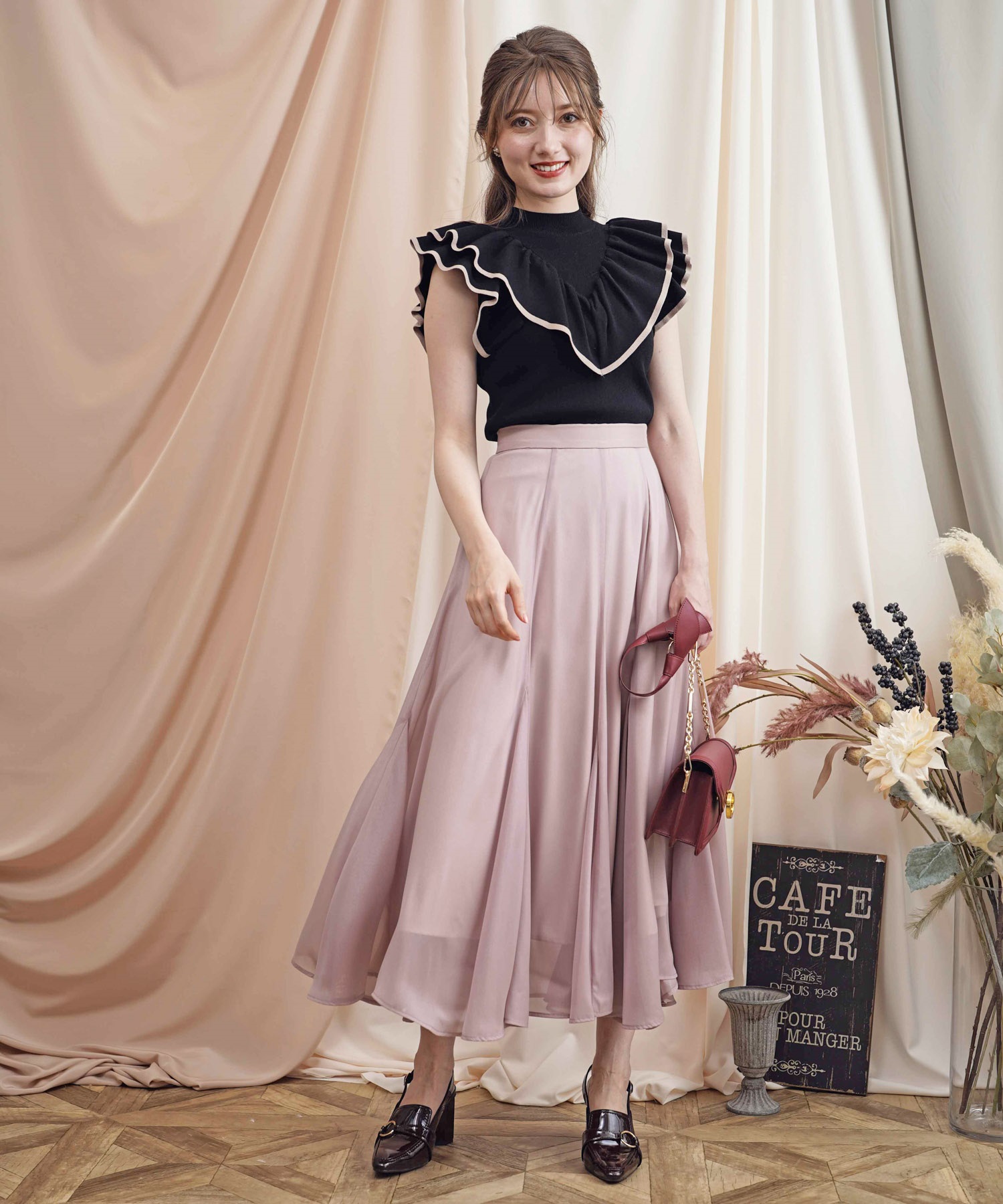 ハイネックフリルニット | ニット | NOELA OFFICIAL WEB STORE