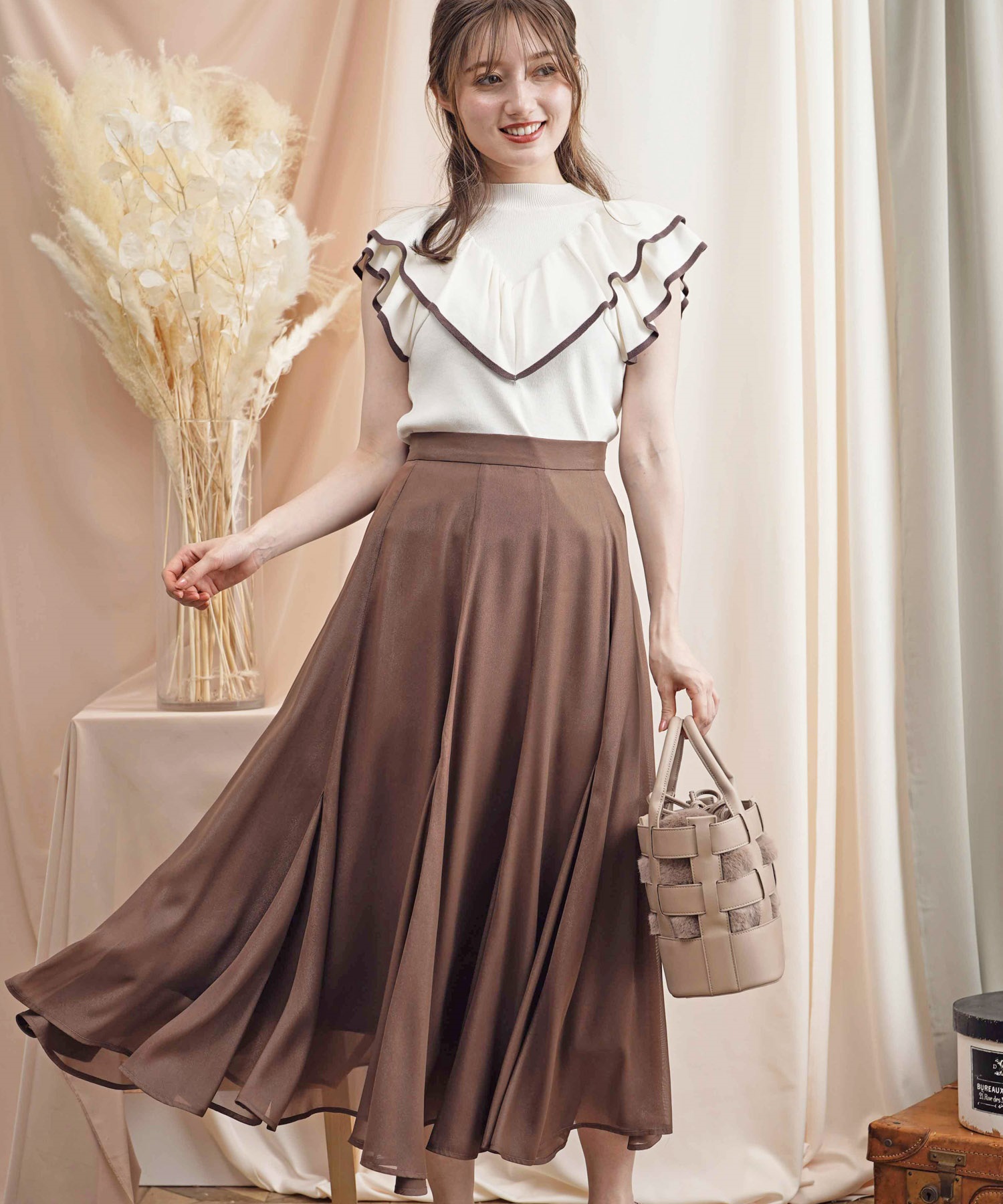 ハイネックフリルニット | ニット | NOELA OFFICIAL WEB STORE