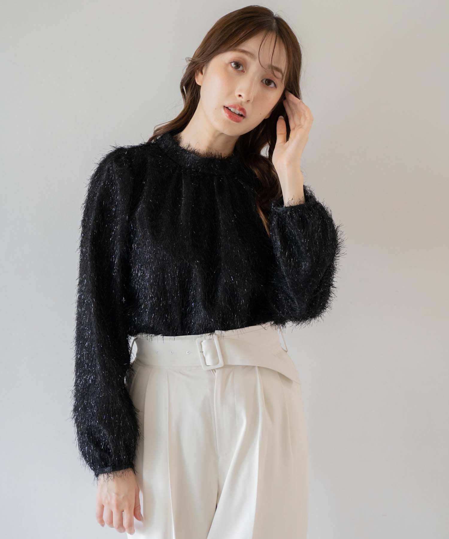 シャギージャガードブラウス | シャツ・ブラウス | NOELA OFFICIAL WEB