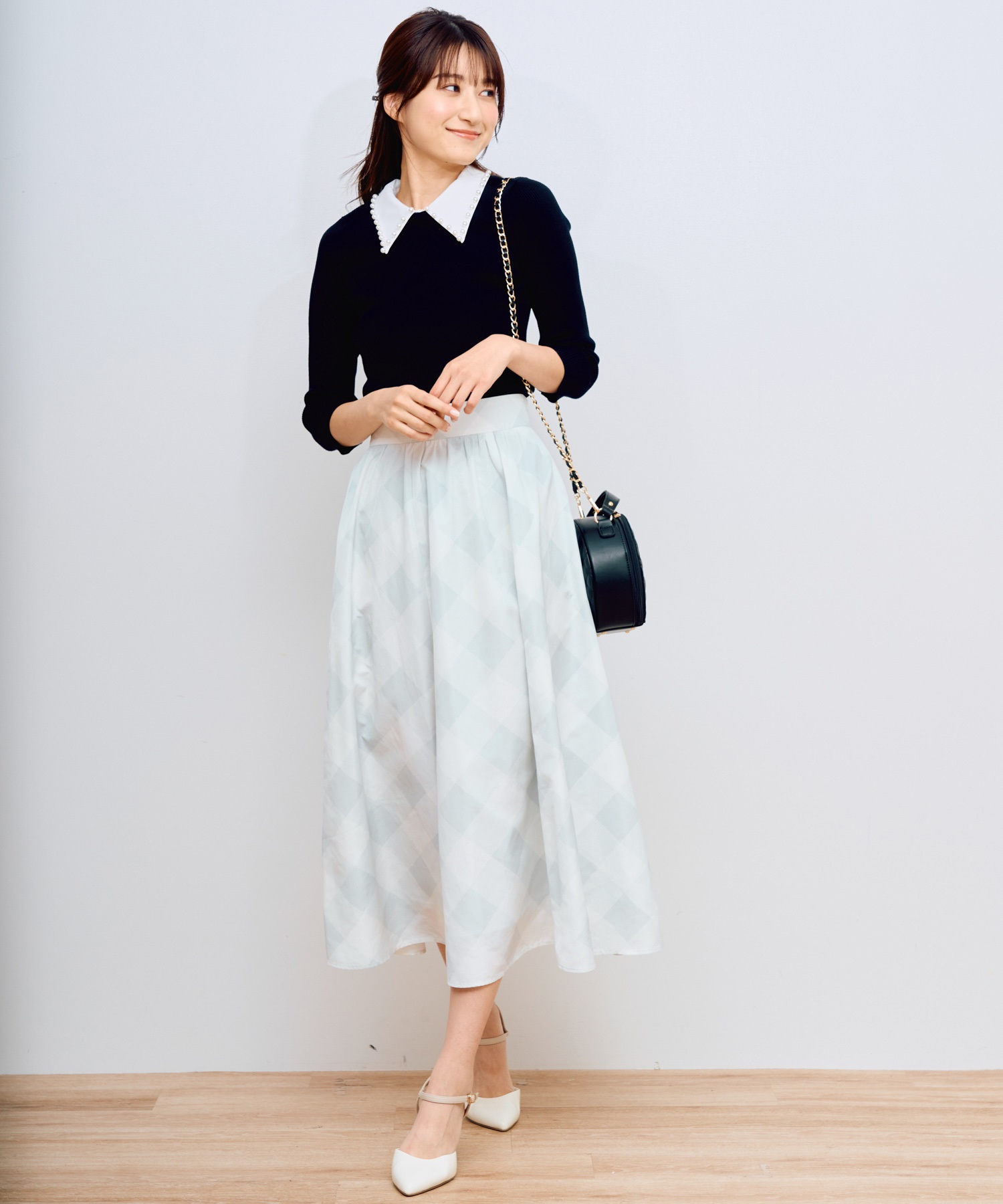 タフタチェックフレアスカート | フレアスカート | NOELA OFFICIAL WEB