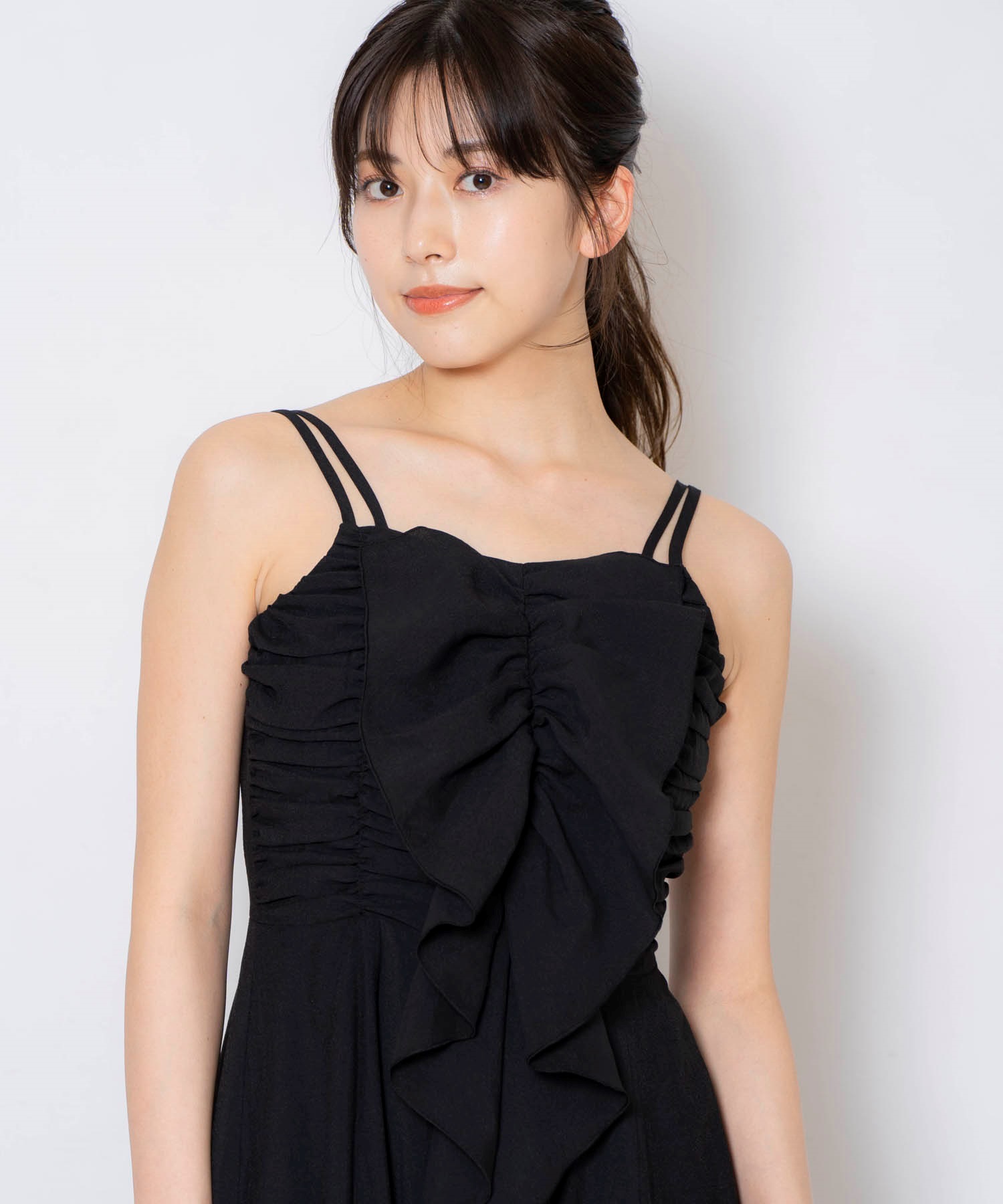 シャーリングデザインキャミワンピ | キャミワンピース | NOELA