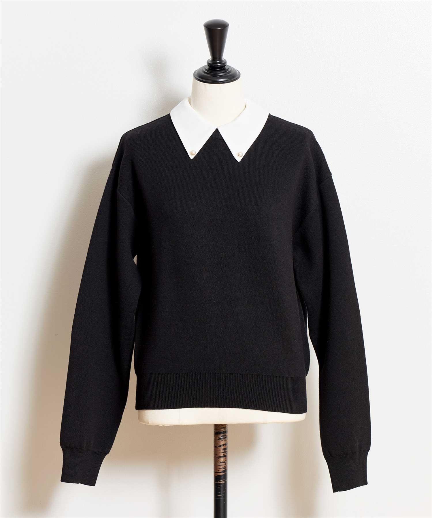 襟付きスウェットライクニット | ニット | NOELA OFFICIAL WEB STORE