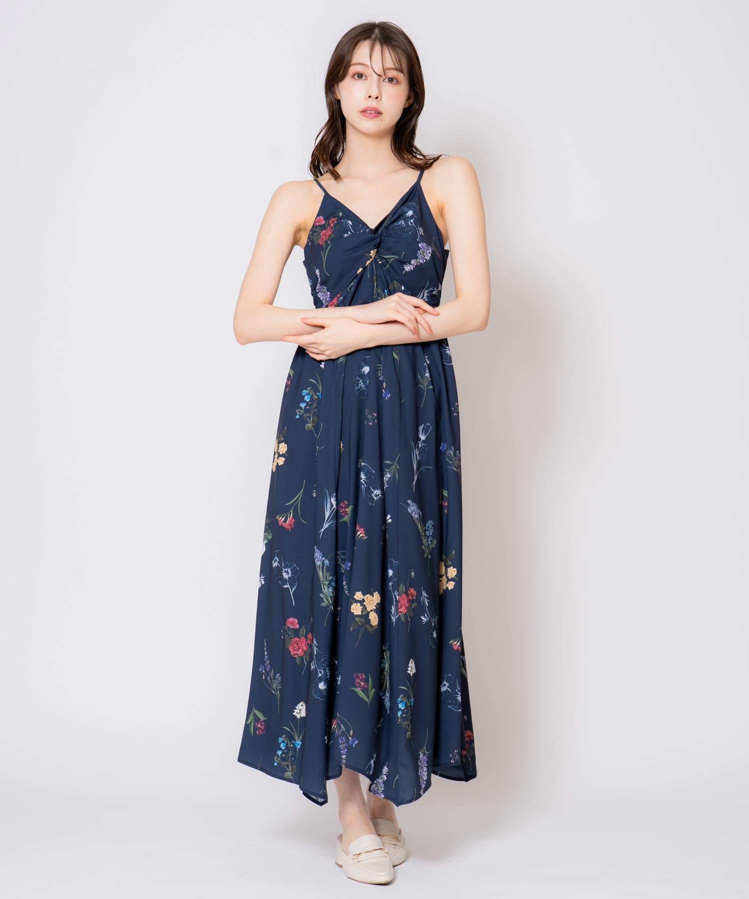 15周年】ボタニカルツイストキャミワンピース | キャミワンピース