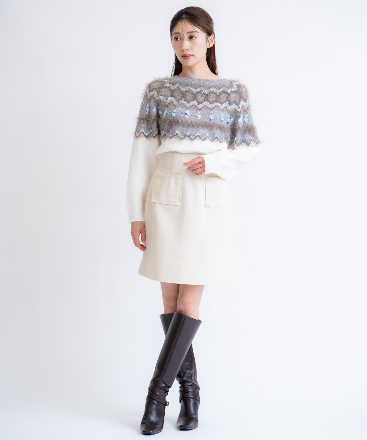 ノルディック柄ニット | ニット | NOELA OFFICIAL WEB STORE