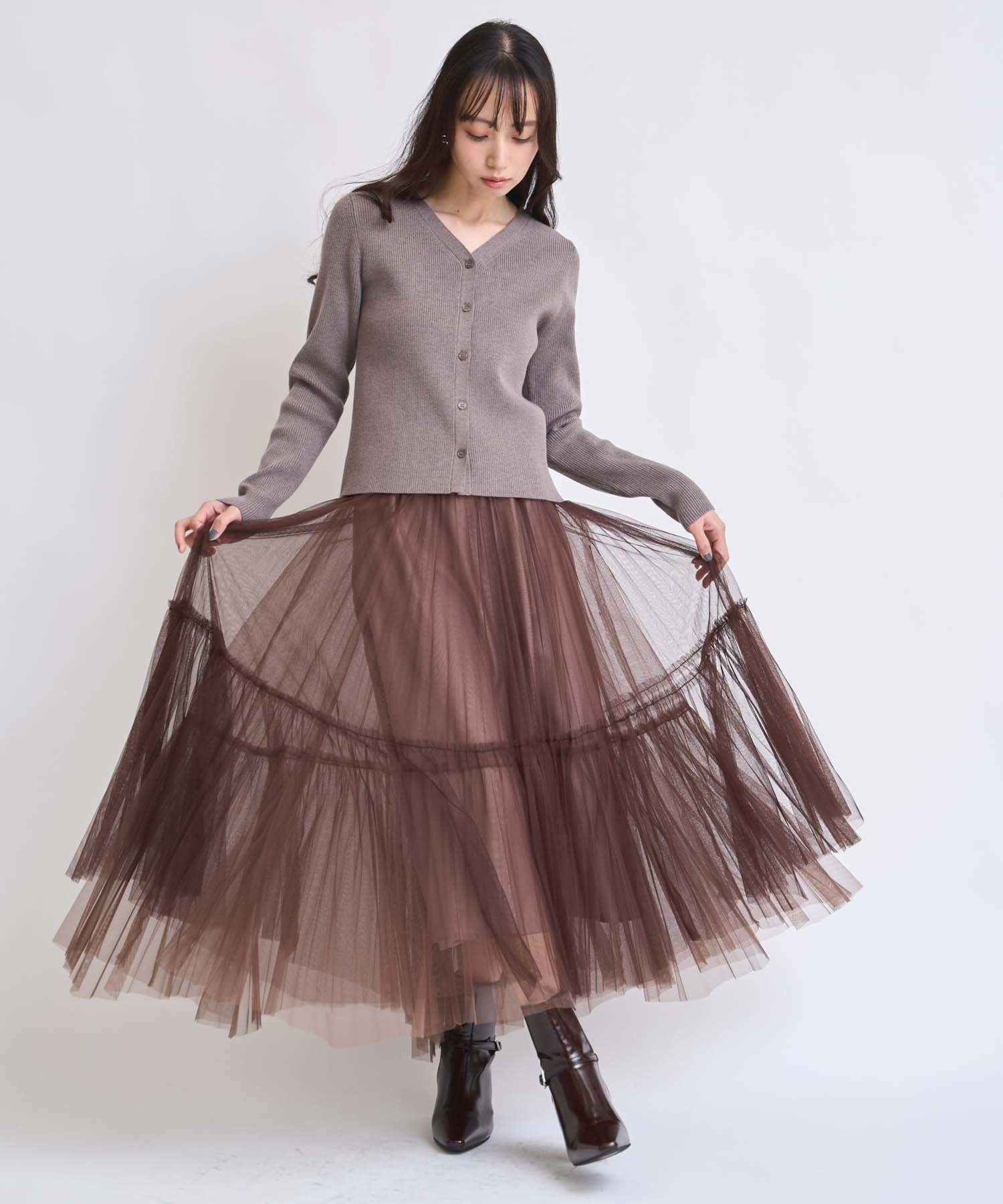グラデイレヘムチュールスカート | フレアスカート | NOELA OFFICIAL