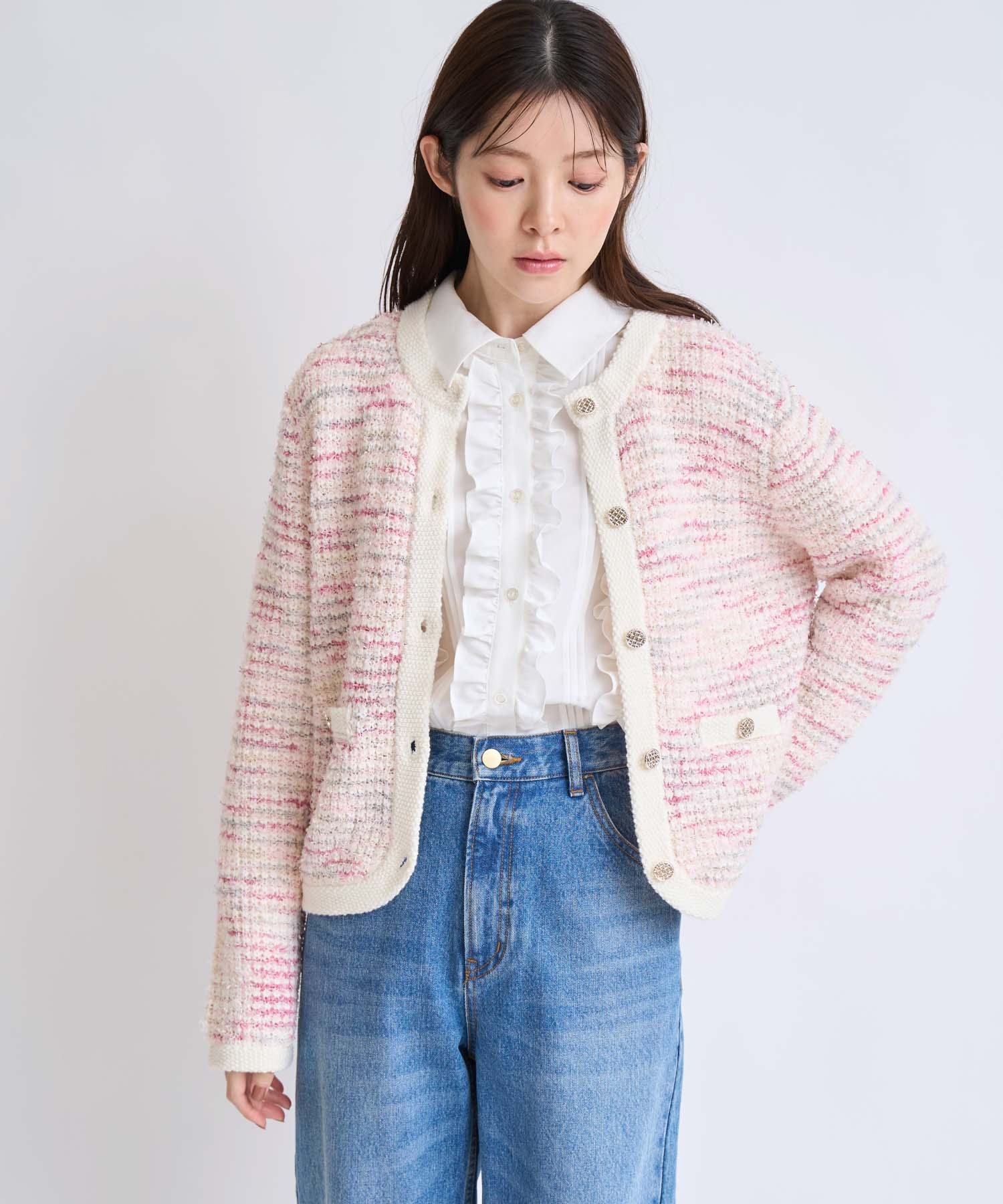 ツイードニットカーディガン | カーディガン | NOELA OFFICIAL WEB STORE