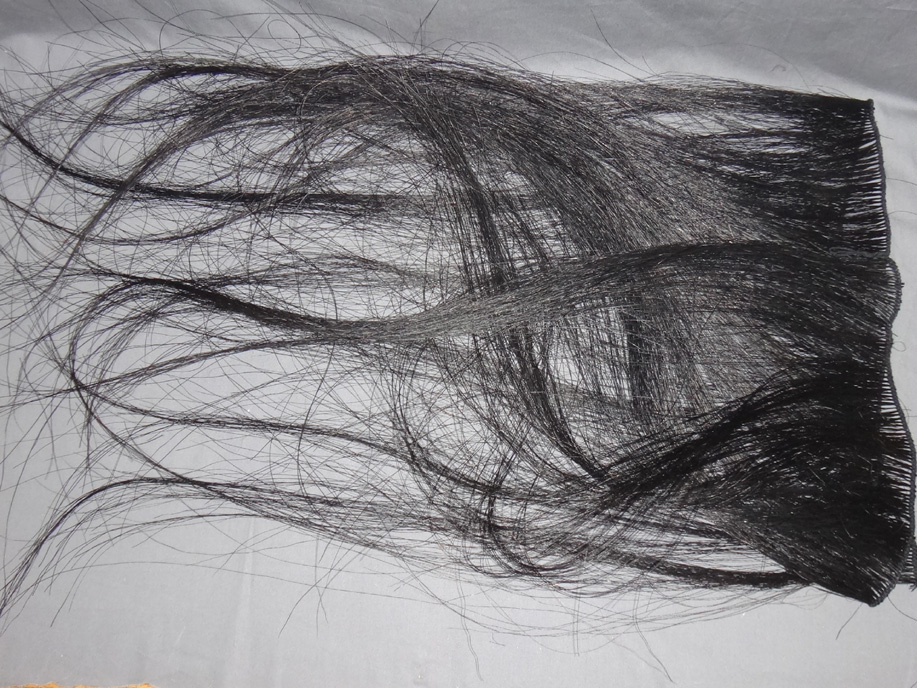 面の髪、髭の材料、馬毛の販売