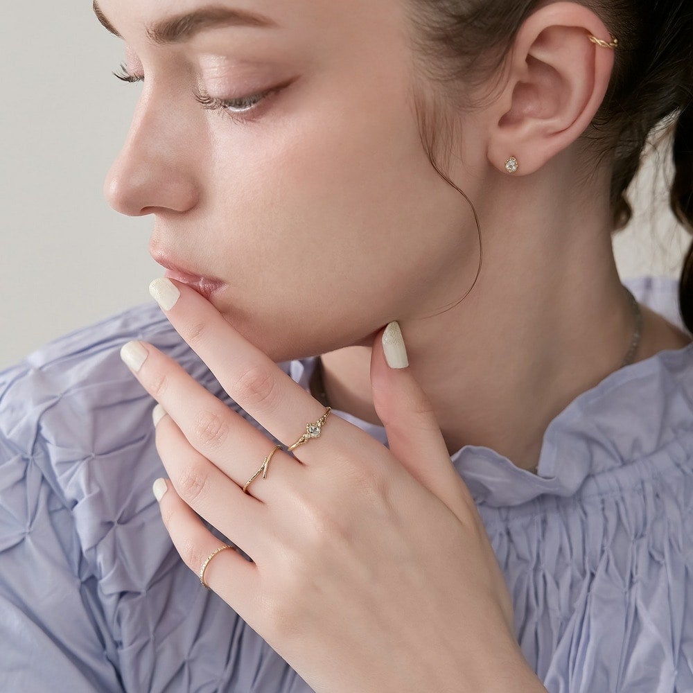 Pocket Ring】K10アクアマリンリング｜リング｜ノジェス 公式