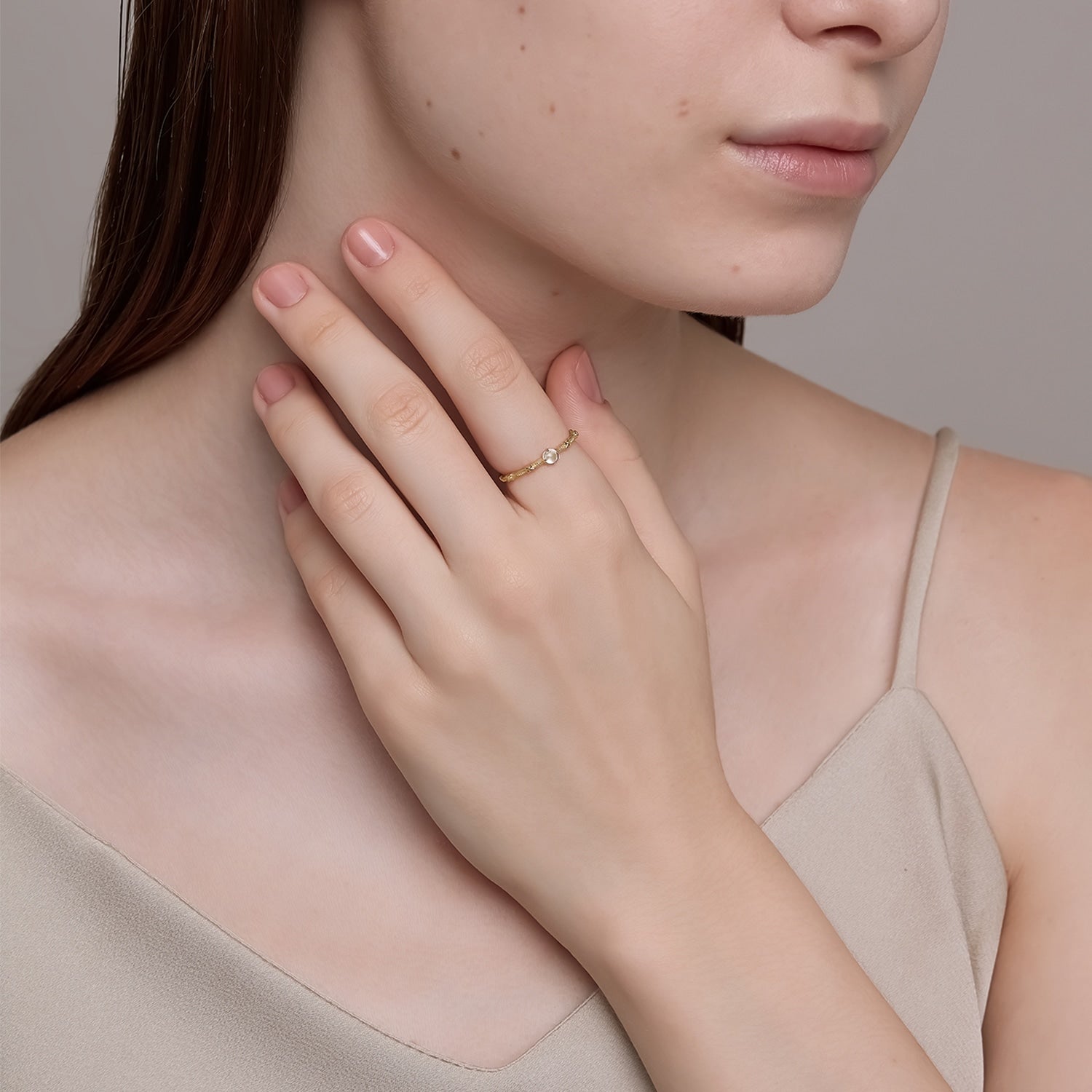 WEB限定】K10ムーンストーンリング｜リング｜ノジェス 公式オンライン