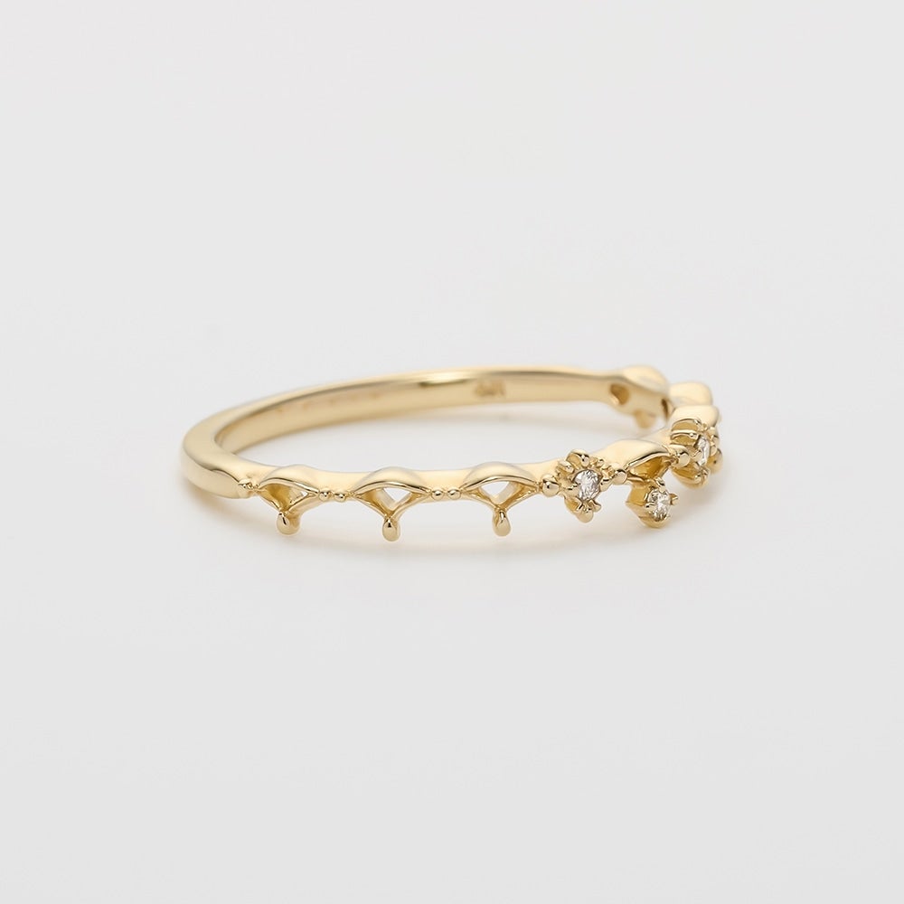 SAORIさんご着用】K10ダイヤモンドピンキーリング｜ピンキーリング