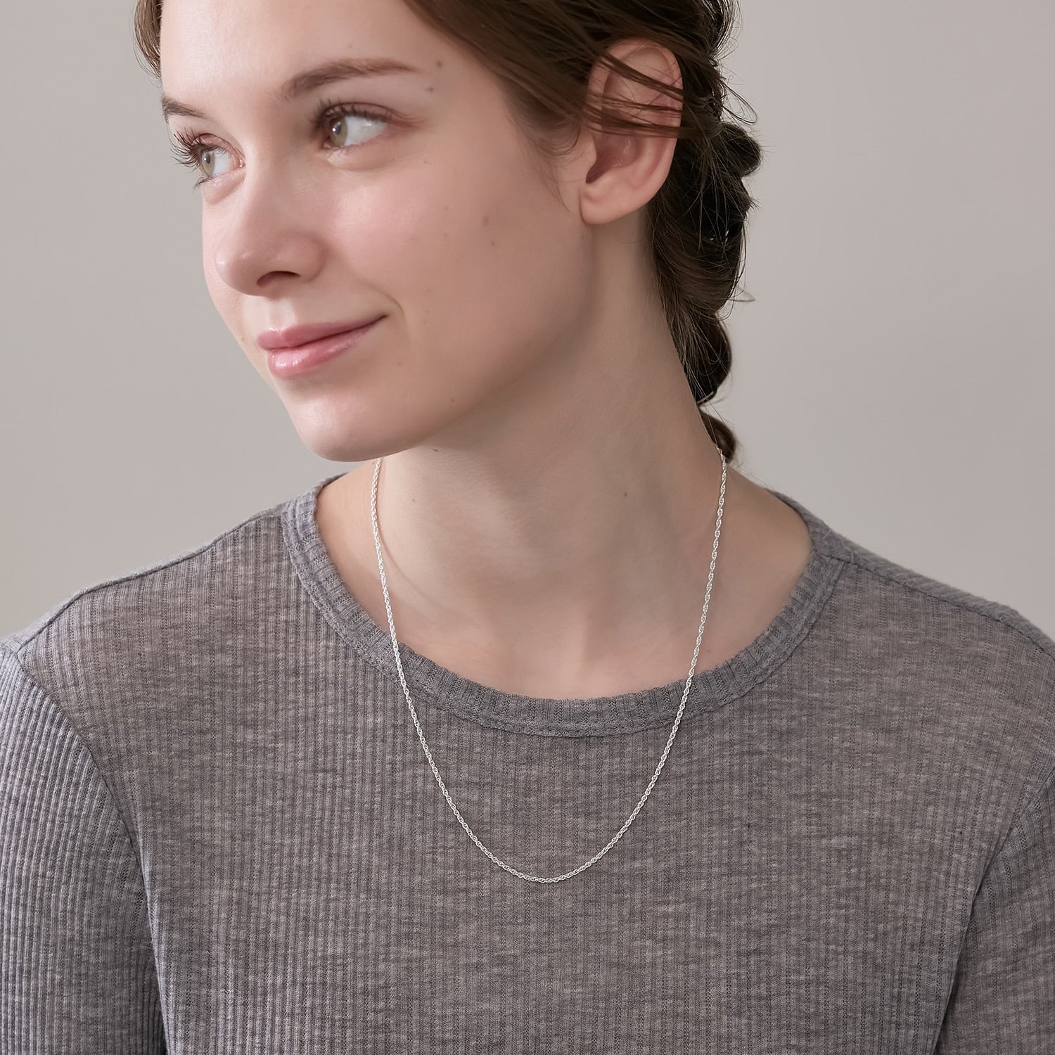 シルバーネックレス（50cm）｜ネックチェーン｜ノジェス 公式