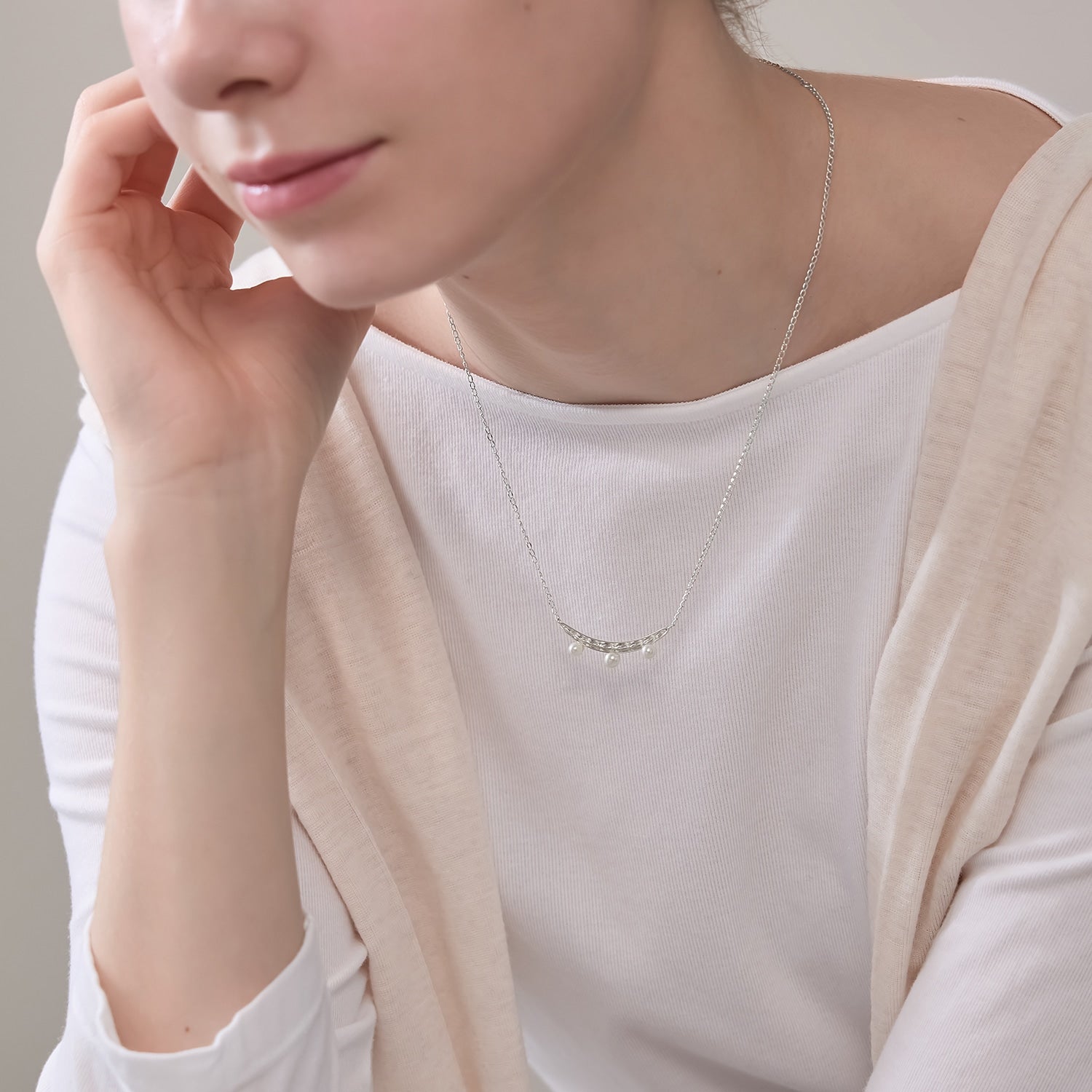 シルバーパールネックレス｜ネックレス｜ノジェス 公式オンラインストア