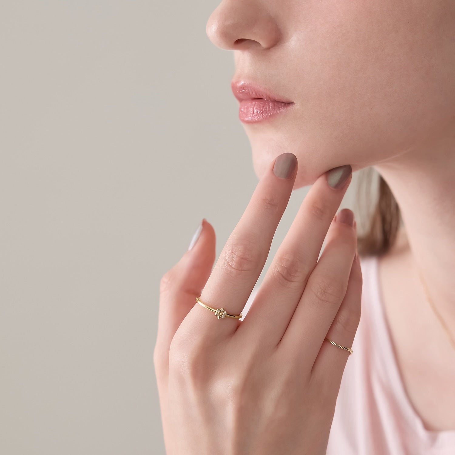 ゴールドダイヤモンドリング（0.03ct）｜リング｜ノジェス 公式