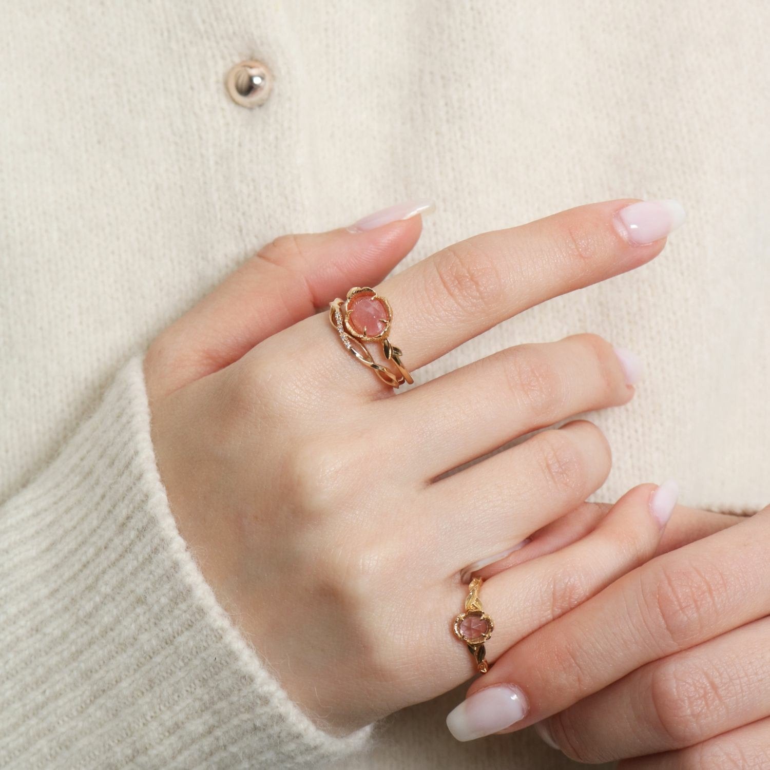 ゴールドロードクロサイトリング｜リング｜ノジェス 公式オンラインストア