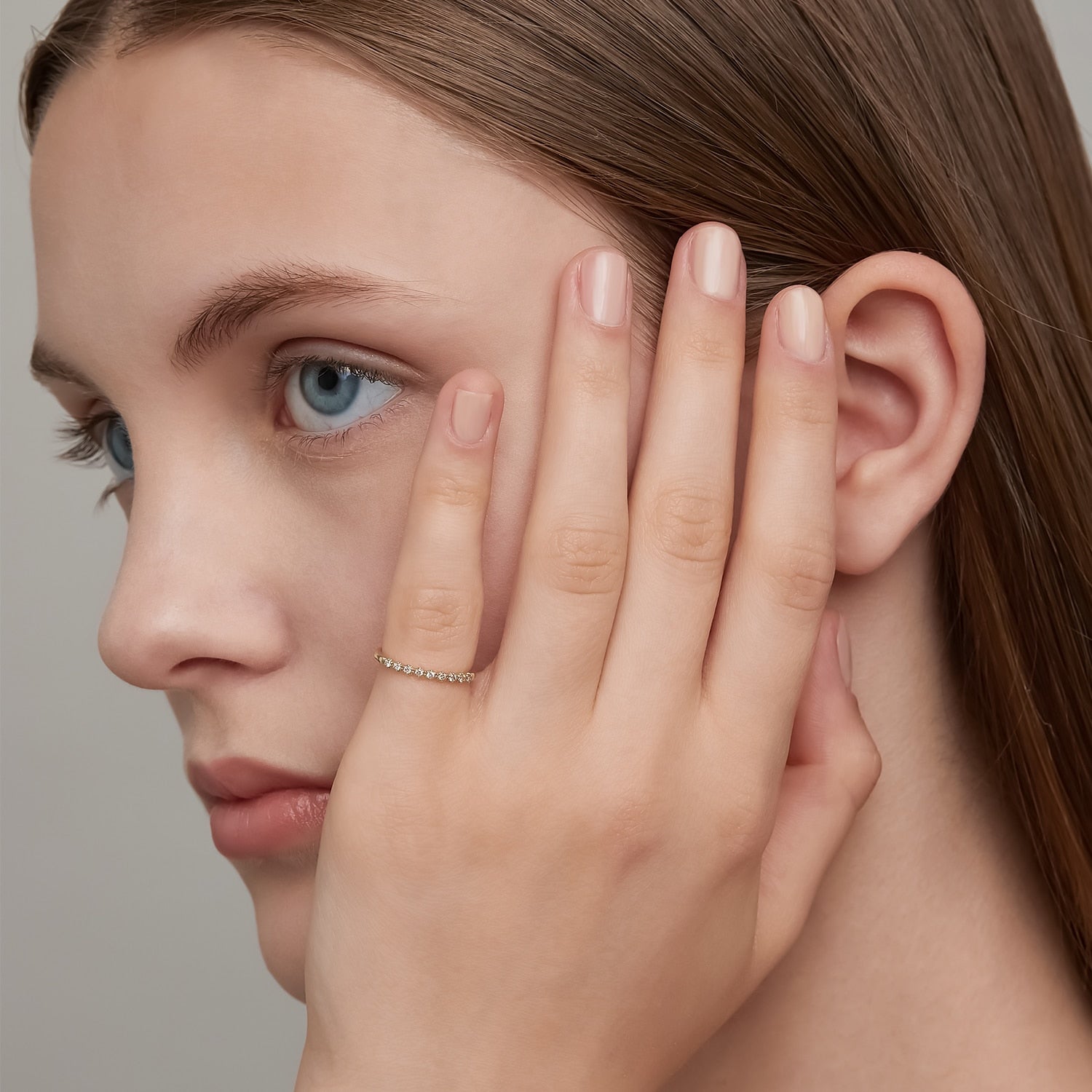 K10ダイヤモンドピンキーリング｜ピンキーリング｜ノジェス 公式