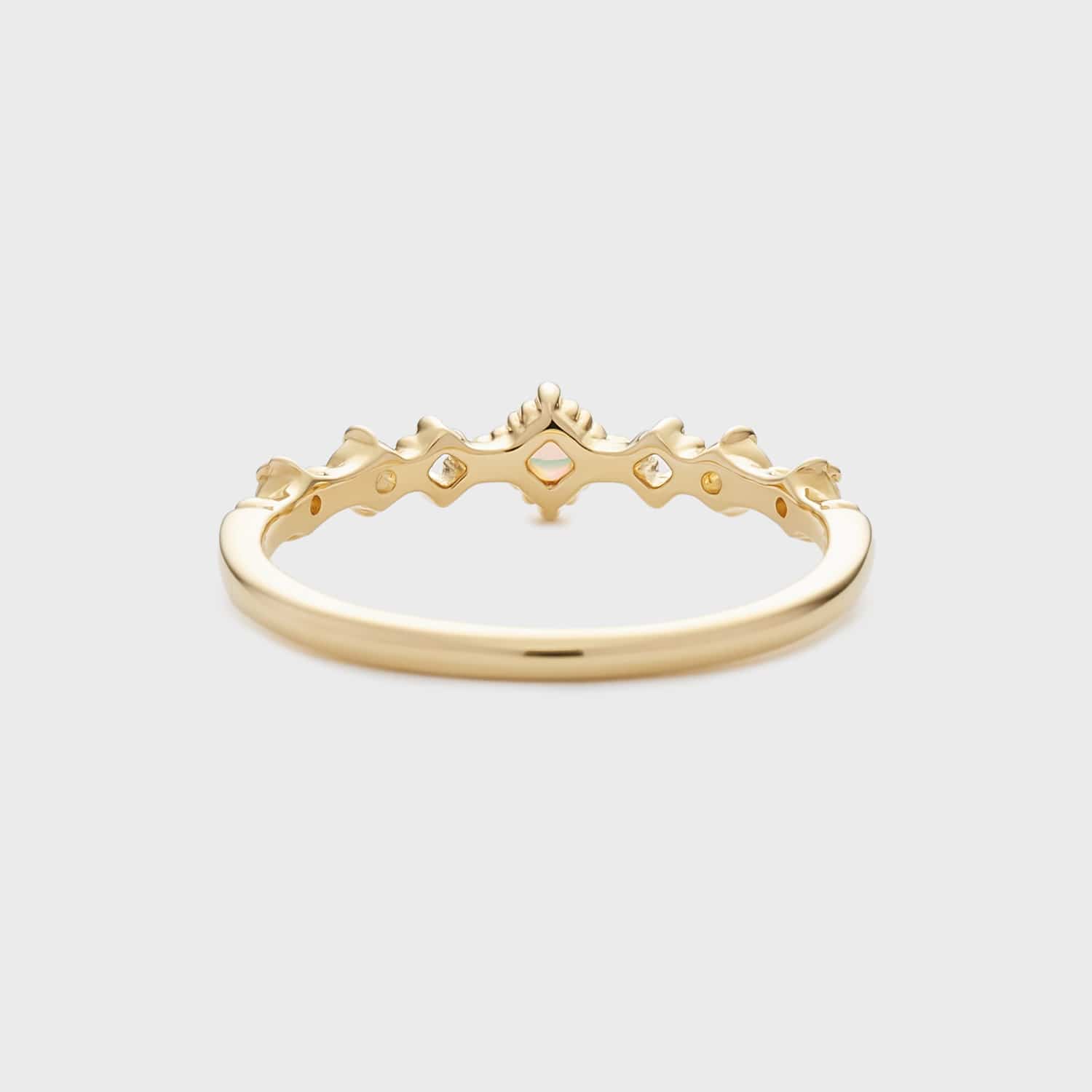 Pocket Ring】K10オパールピンキーリング｜ピンキーリング｜ノジェス