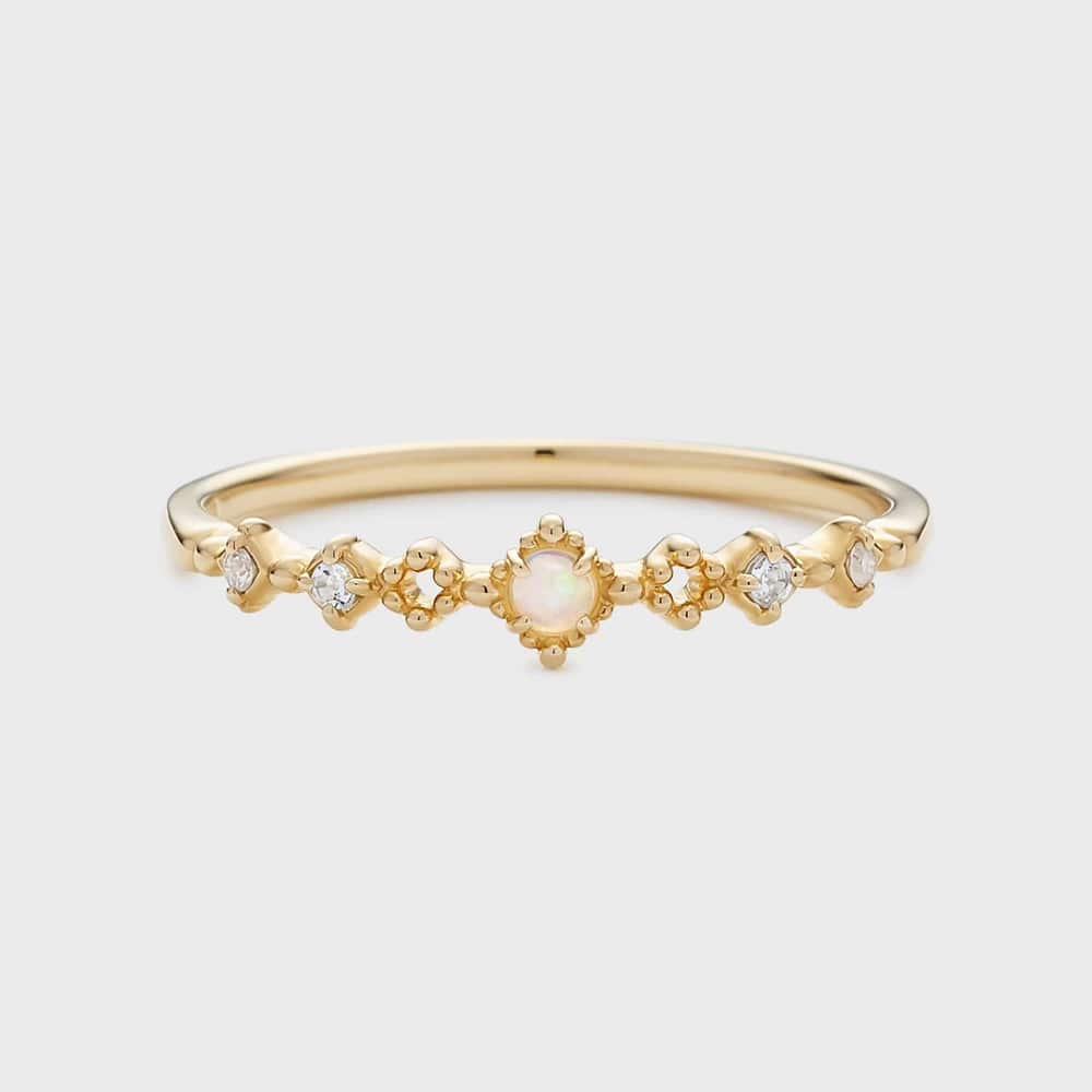 Pocket Ring】K10オパールリング｜リング｜ノジェス 公式オンラインストア