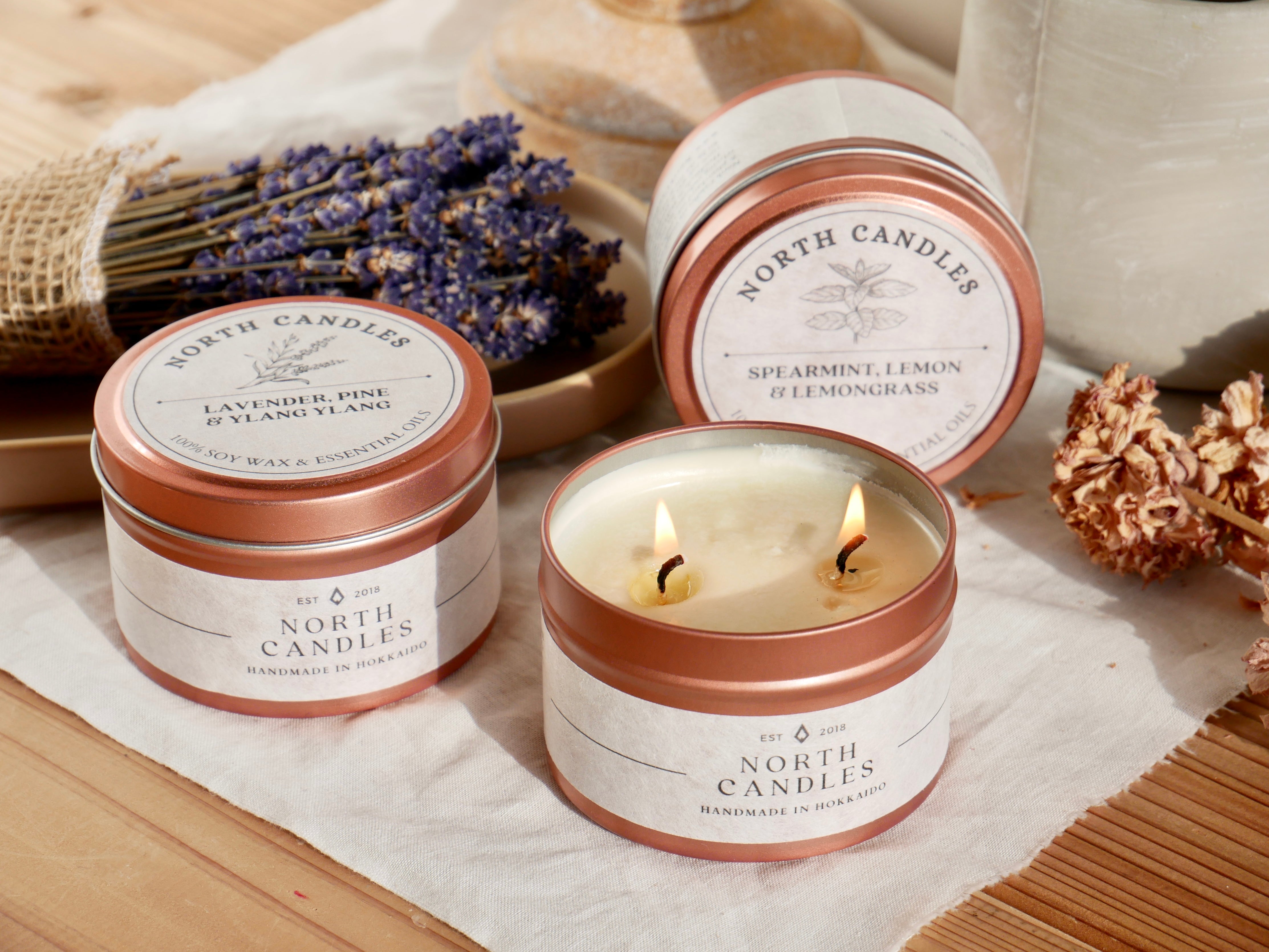 精油缶キャンドル ノースキャンドル North Candles ソイキャンドル